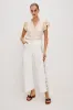 GETTY CROP WIDE LEG - VINTAGE ECRU CROCHET sold by Rails