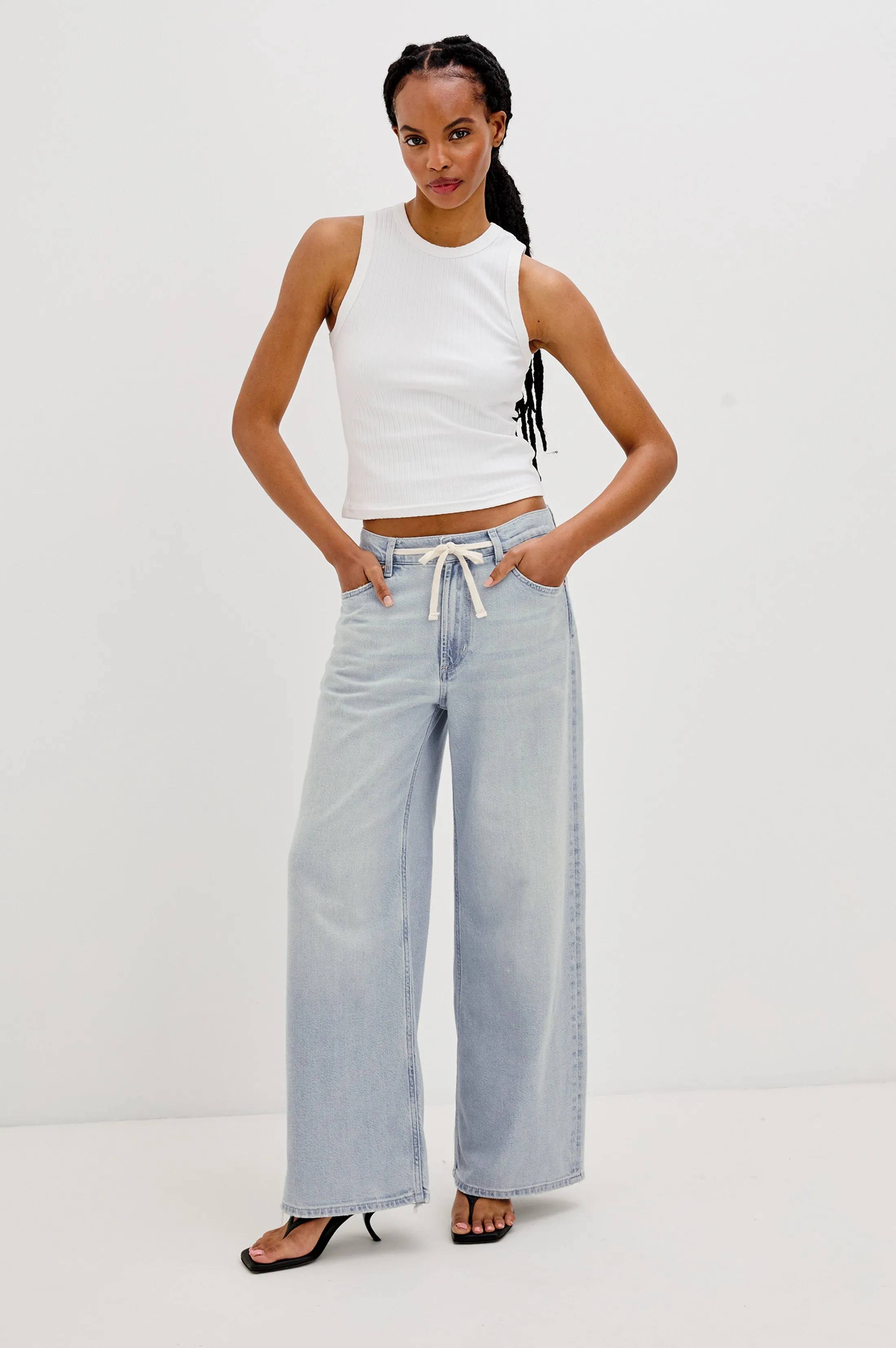 ANGELENO WIDE LEG CROP - SCUBA sold by Rails product image thumbnail 4