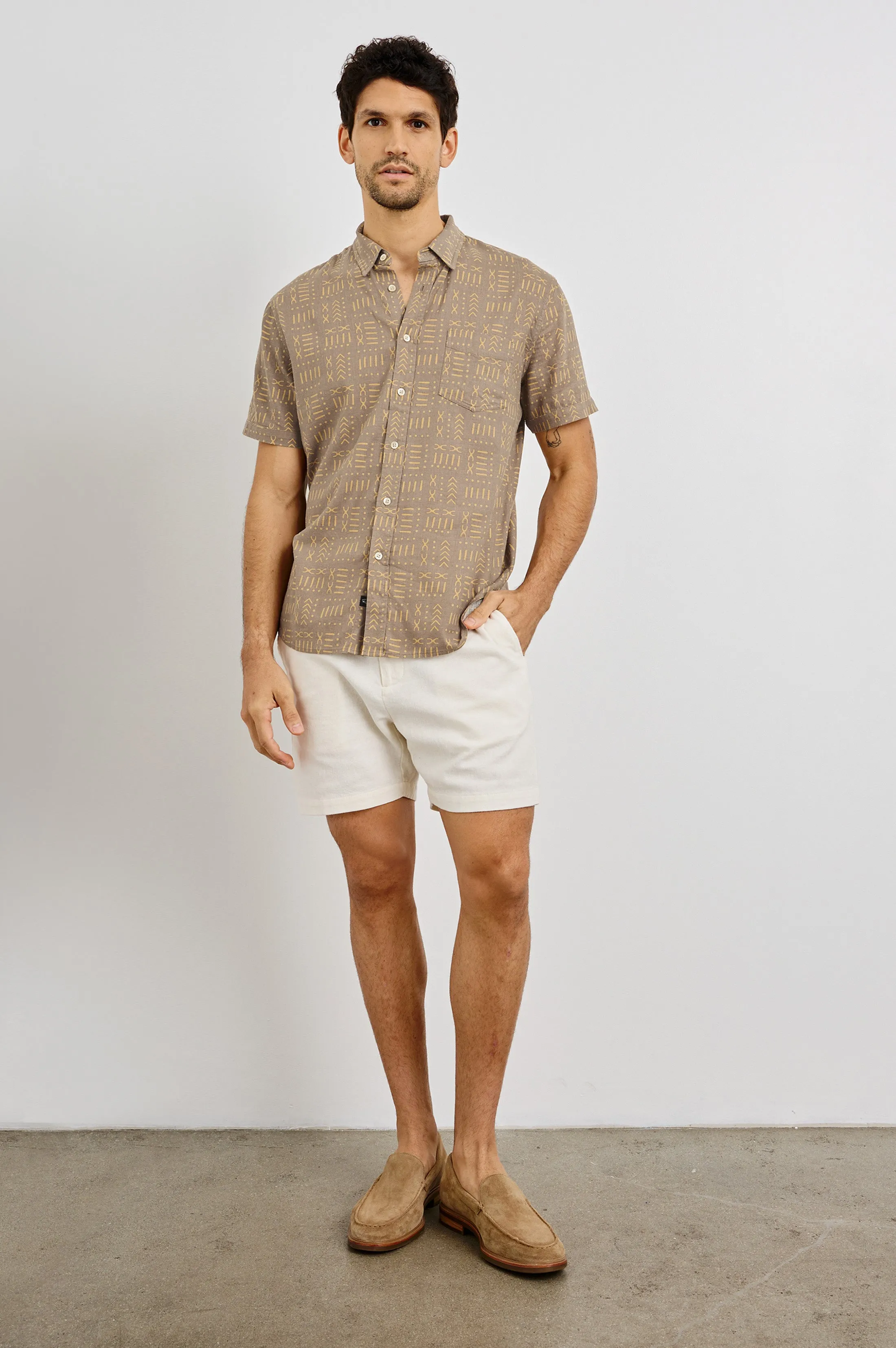 CARSON SHIRT - BALI BATIK BROWN sold by Rails product image thumbnail 3