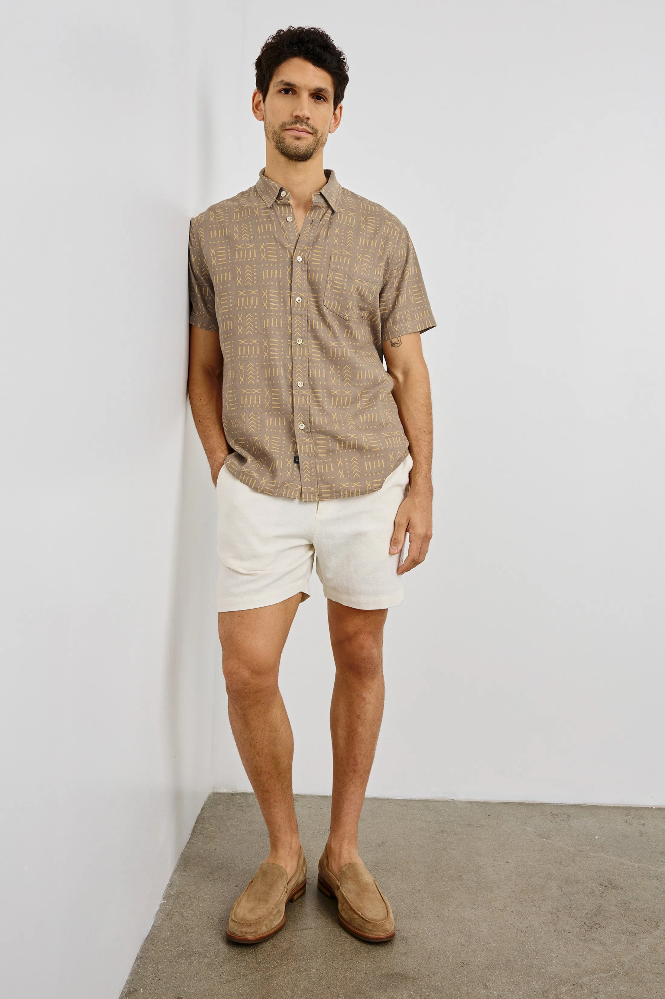 CARSON SHIRT - BALI BATIK BROWN sold by Rails product image thumbnail 4