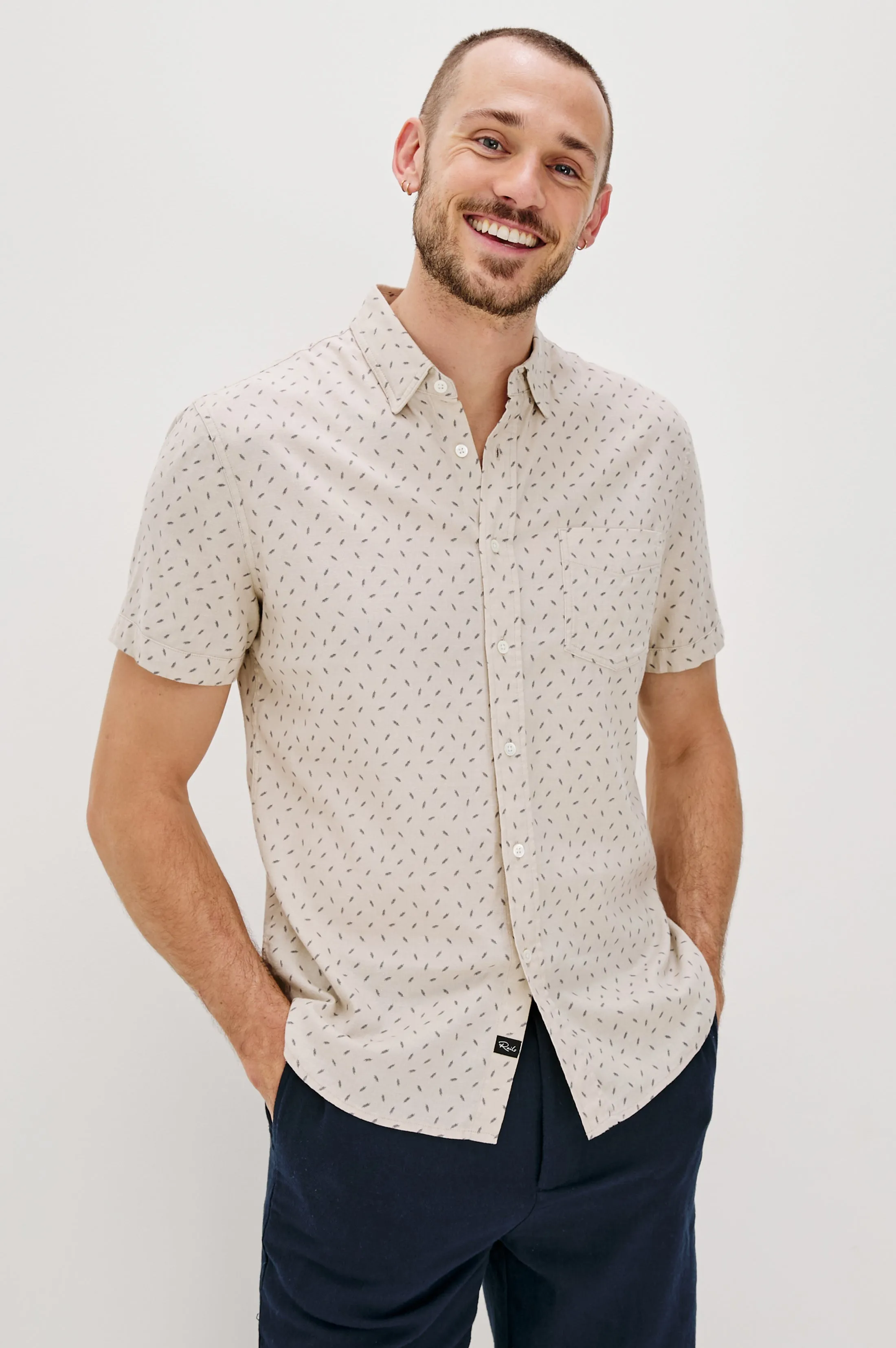 CARSON SHIRT - PETITE FRONDS HUMMUS sold by Rails