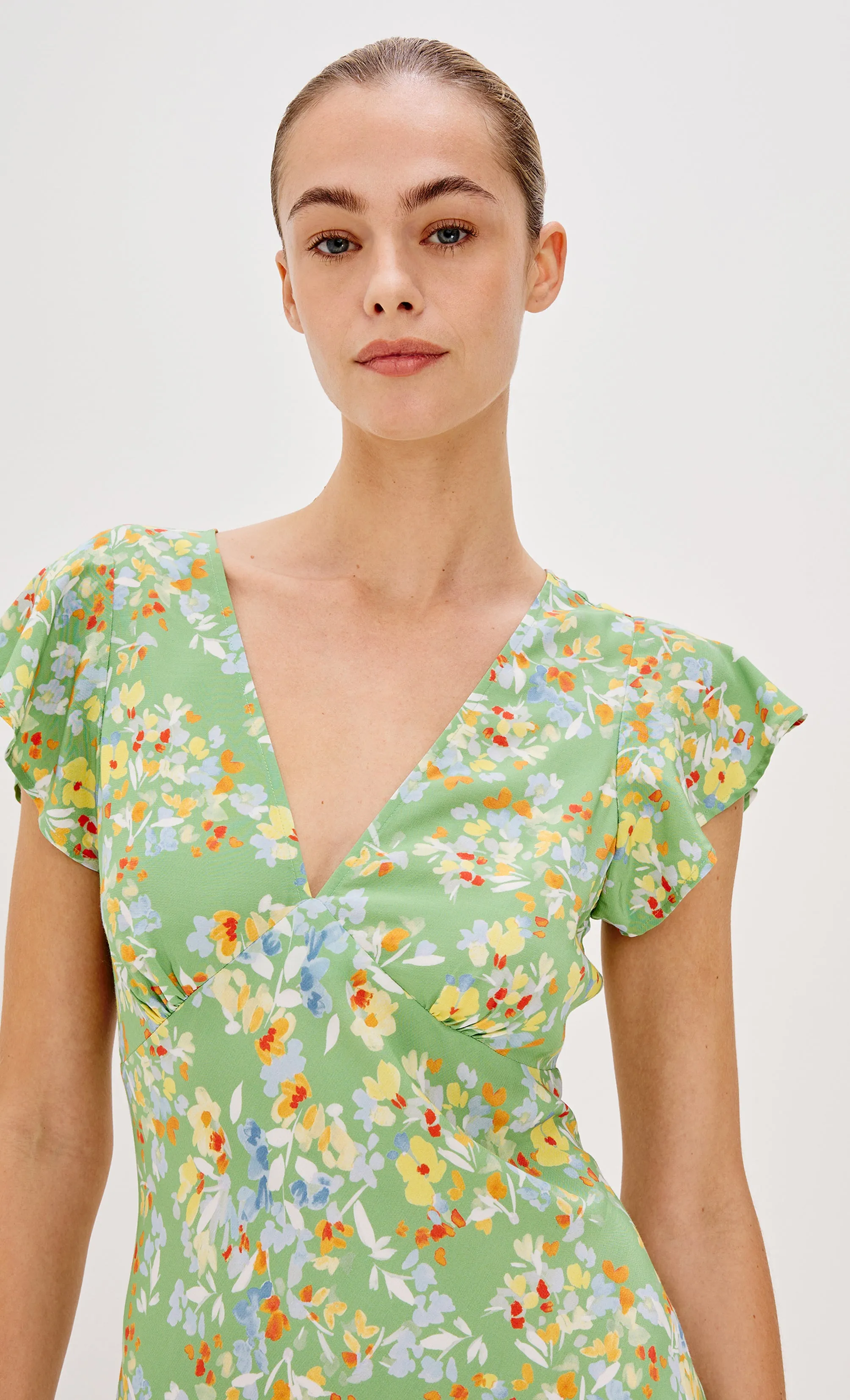 GIGI DRESS - GREEN MEADOW sold by Rails product image thumbnail 3