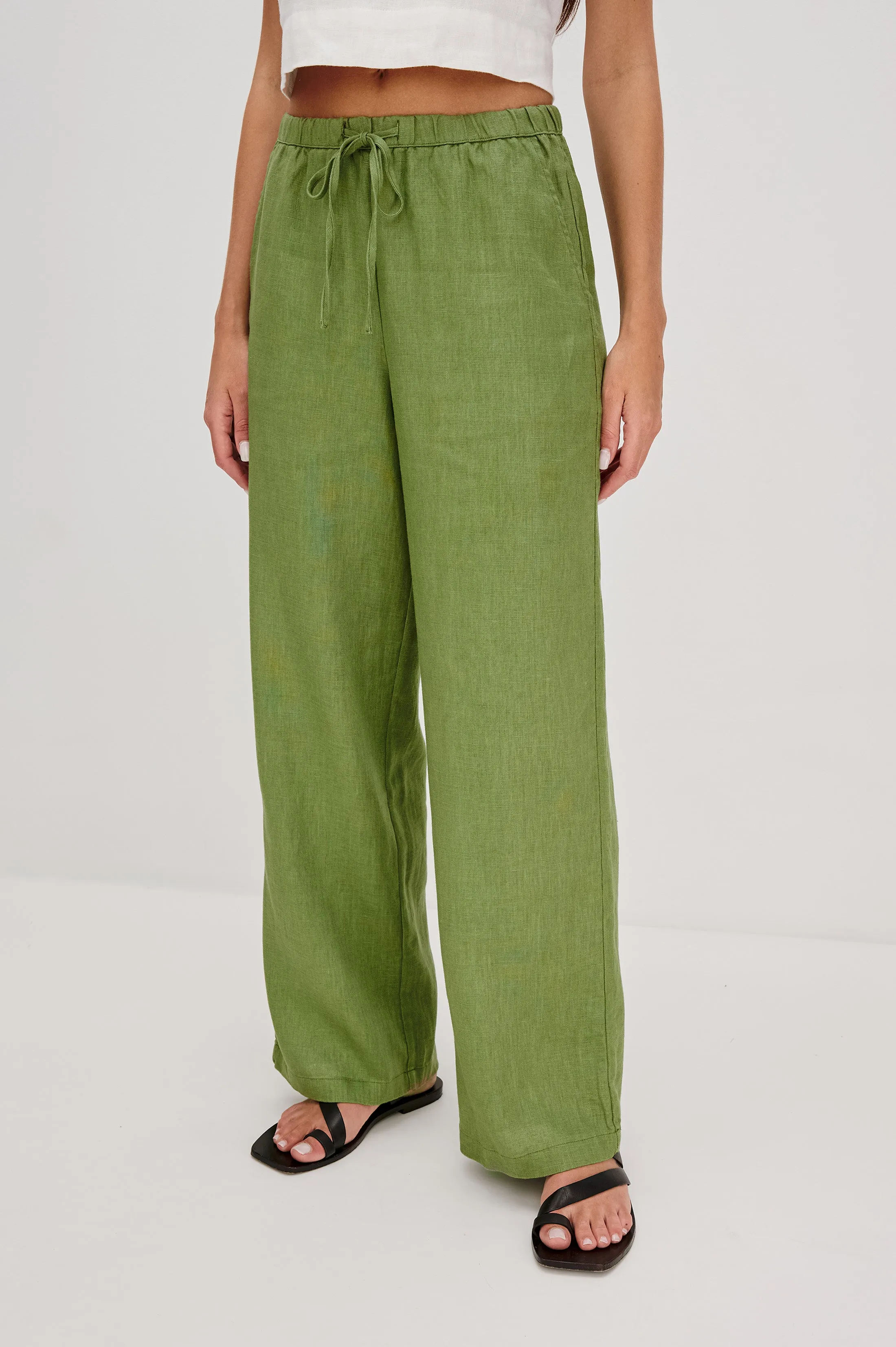 EMMIE PANT - DILL sold by Rails