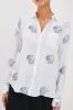 CHARLI SHIRT - BLUE SEASHELLS sold by Rails