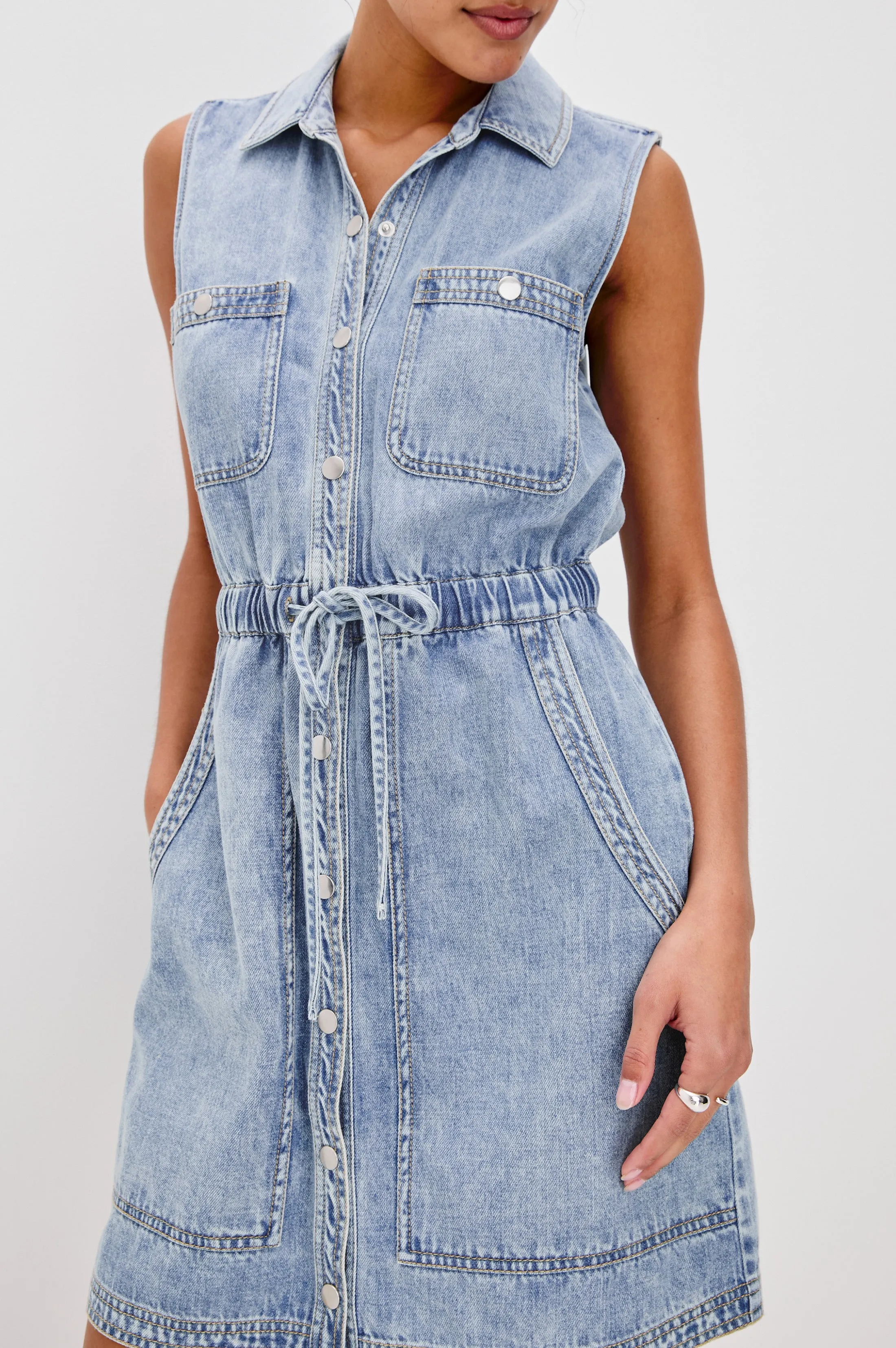 ERICA DRESS - FADED INDIGO sold by Rails product image thumbnail 2