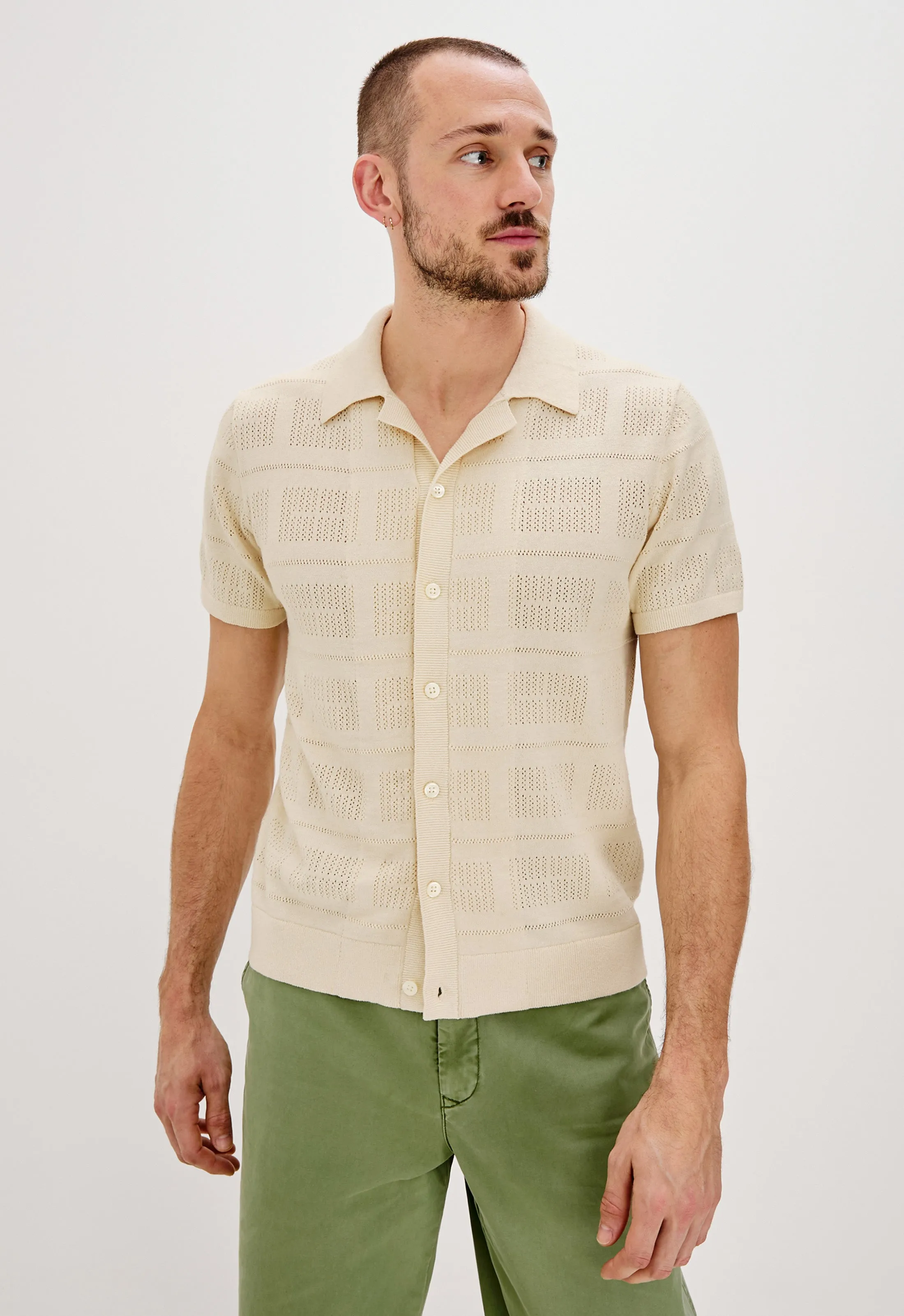 YATES SHIRT - CREAM sold by Rails