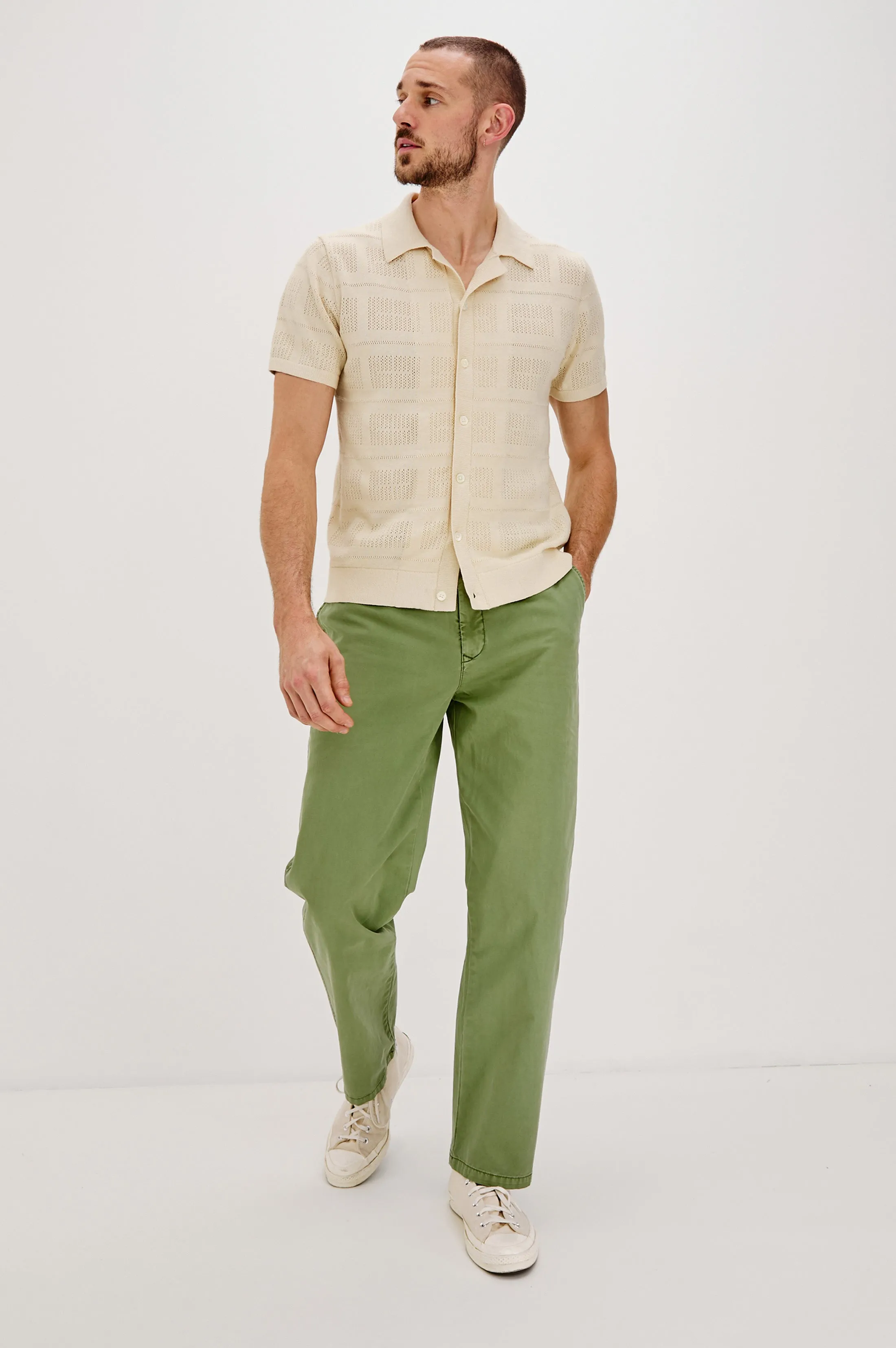 YATES SHIRT - CREAM sold by Rails product image thumbnail 4