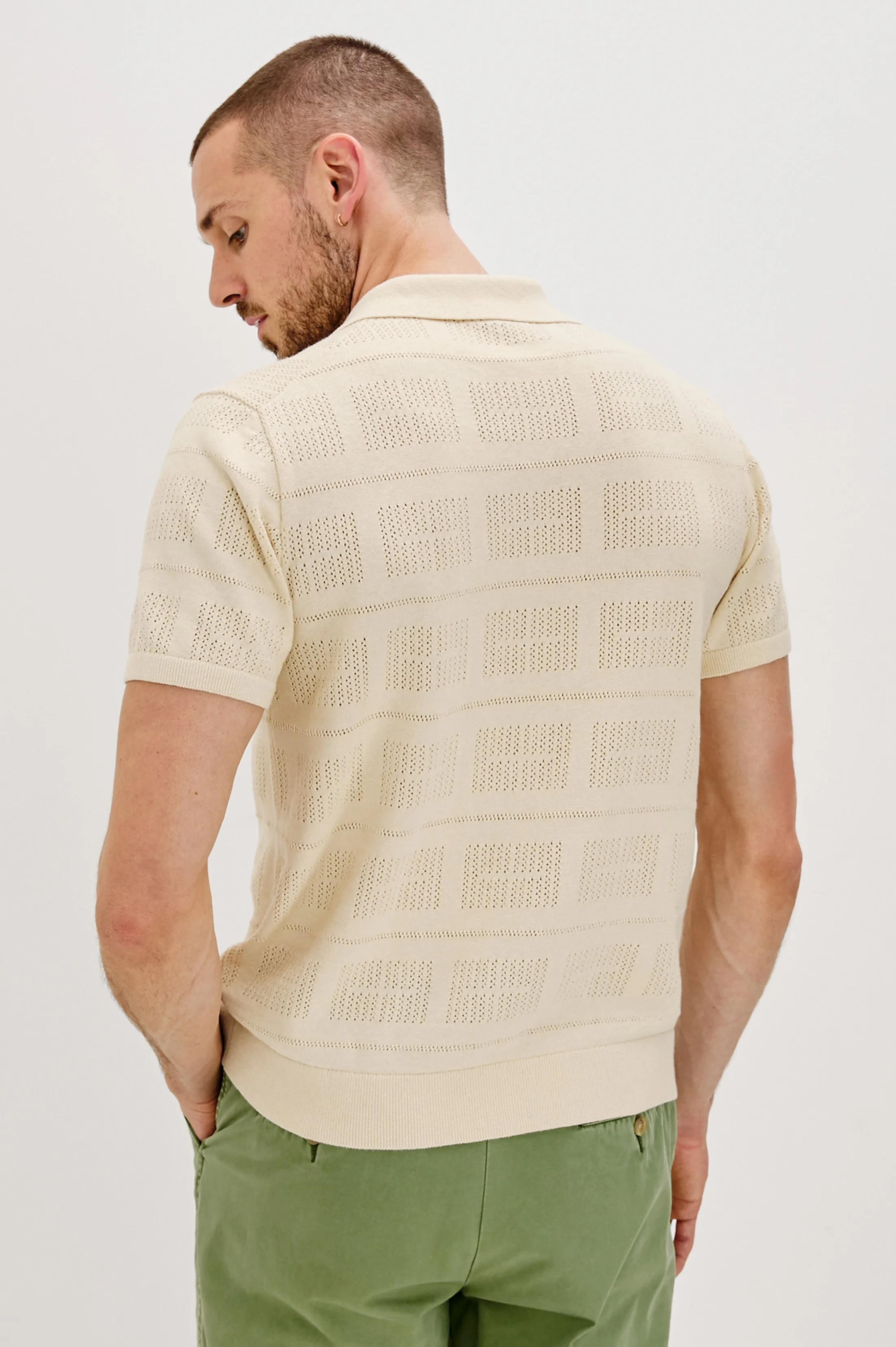 YATES SHIRT - CREAM sold by Rails product image thumbnail 5