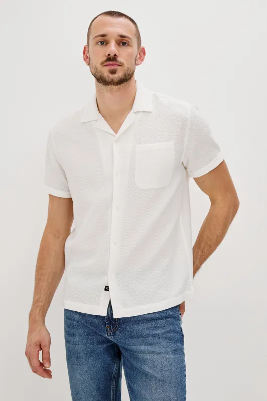 HANEY SHIRT - WHITE sold by Rails