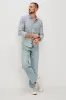 WYATT SHIRT - BLUEFIN CORAL sold by Rails