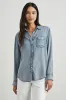 INGRID SHIRT - MED VINTAGE 
CLOUD WASH sold by Rails