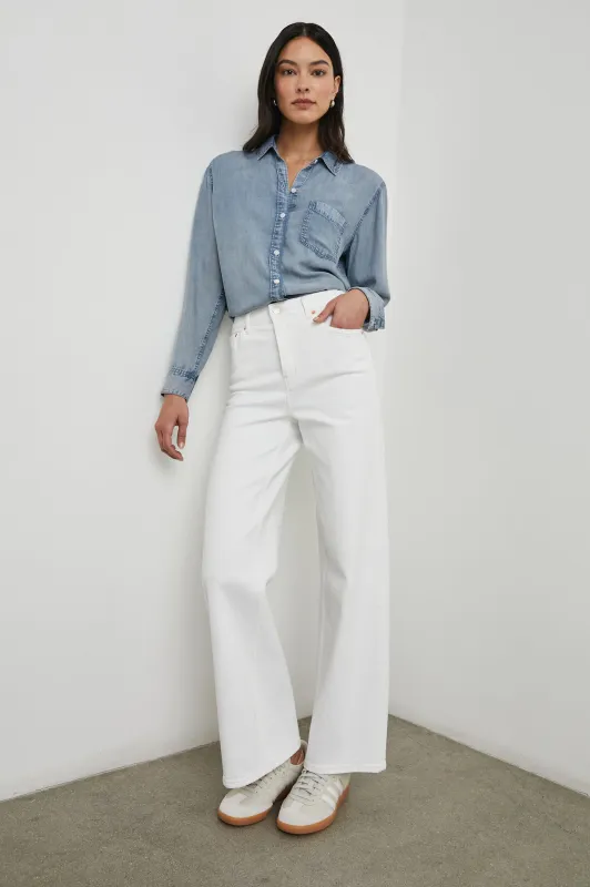 INGRID SHIRT - MED VINTAGE 
CLOUD WASH sold by Rails