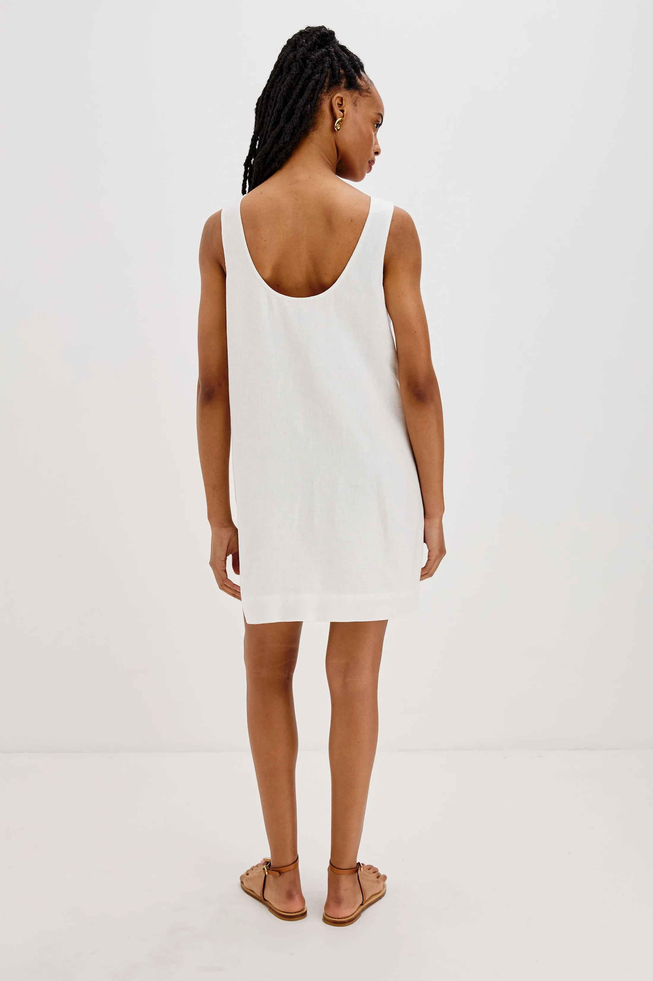 LINDSEY DRESS - WHITE sold by Rails product image thumbnail 4