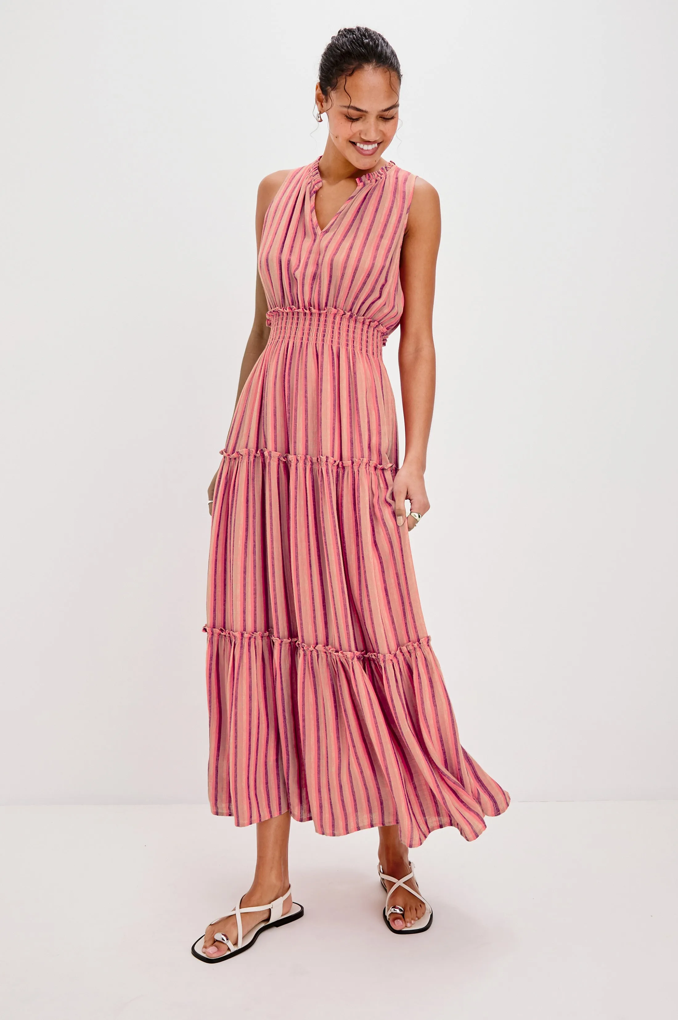 LOULOU DRESS - CABANA STRIPE sold by Rails product image thumbnail 3
