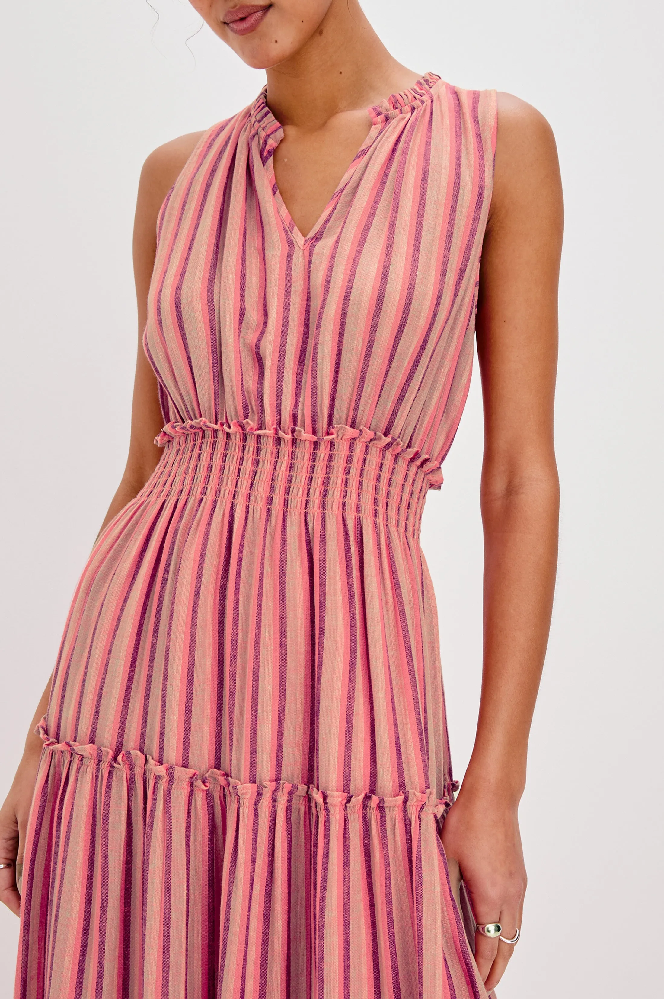 LOULOU DRESS - CABANA STRIPE sold by Rails product image thumbnail 2