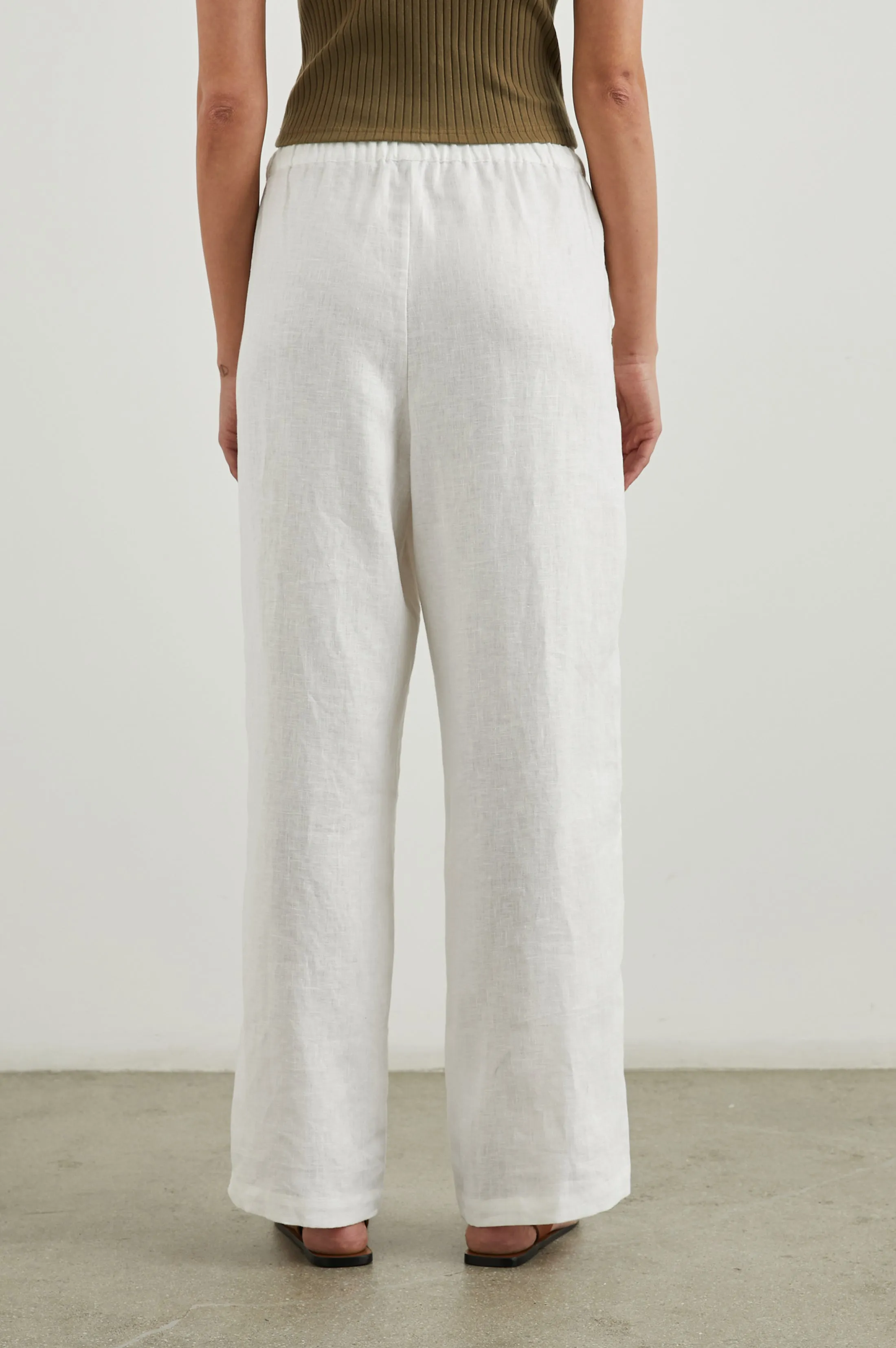 EMMIE PANT - WHITE sold by Rails product image thumbnail 3