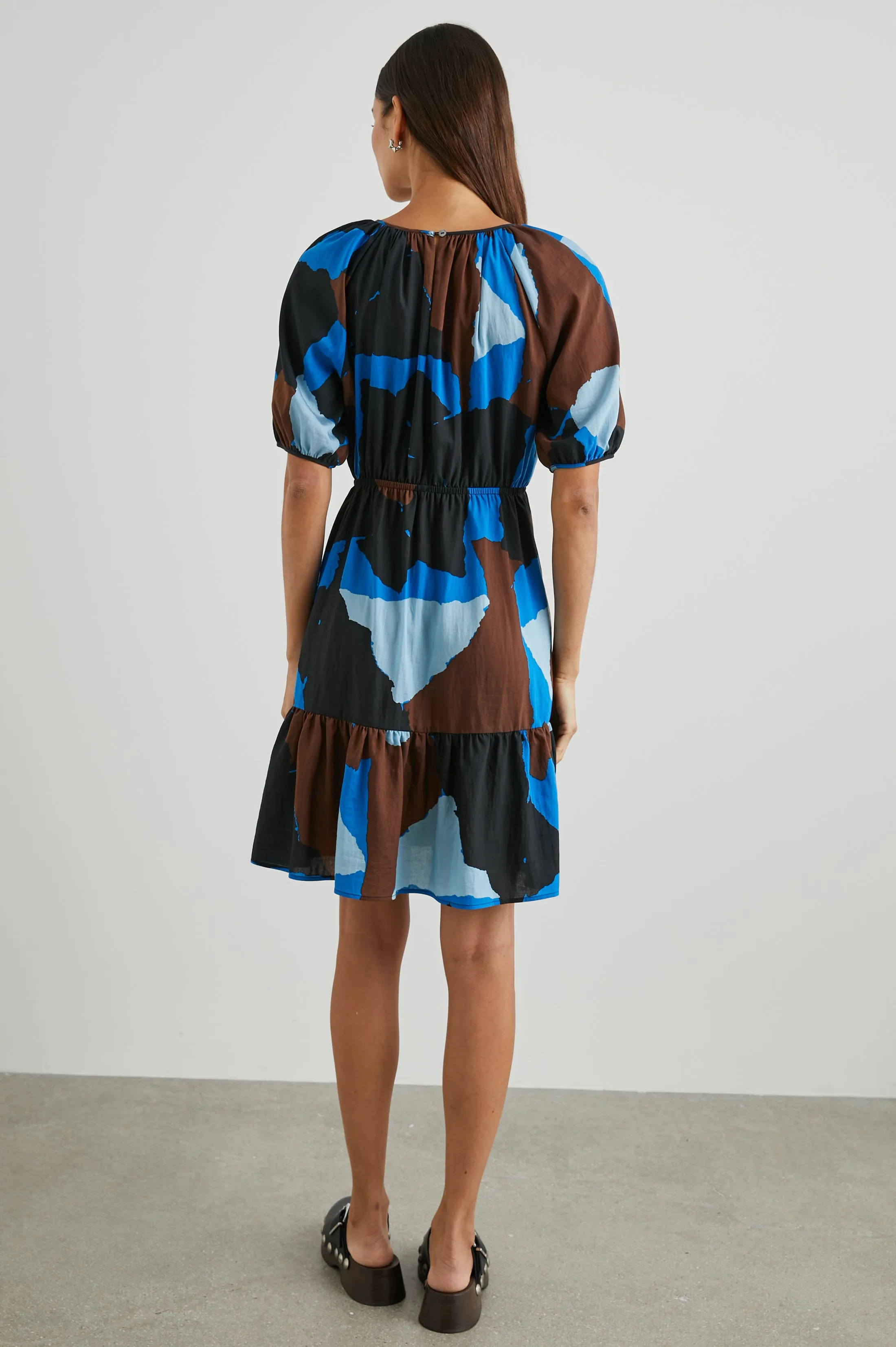 KHLOE DRESS - BLUE MULTI COLOR BLOCK sold by Rails product image thumbnail 5