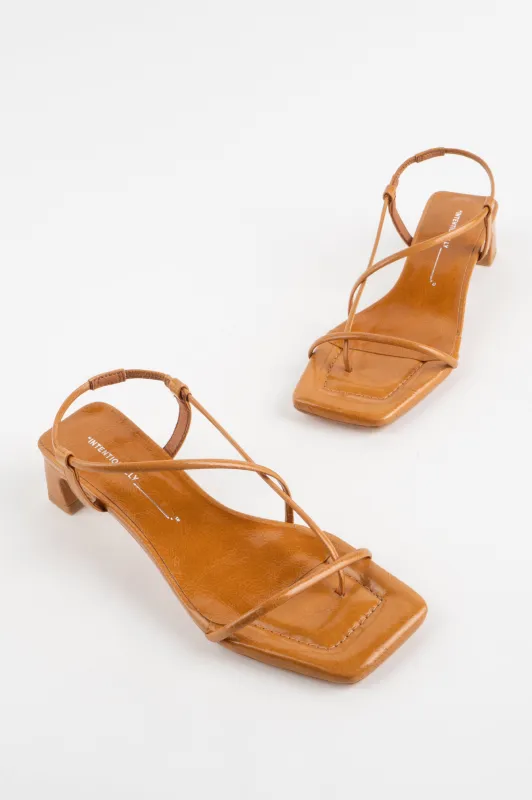 INTENTIONALLY BLANK ANCA HEEL - TOFFEE sold by Rails