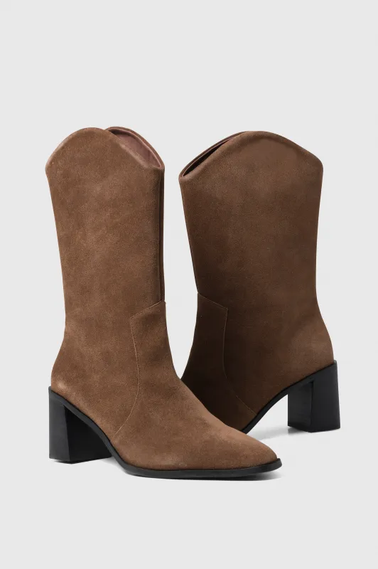 INTENTIONALLY BLANK WORTH BOOT - BRUNETTE made by Intentionally Blank