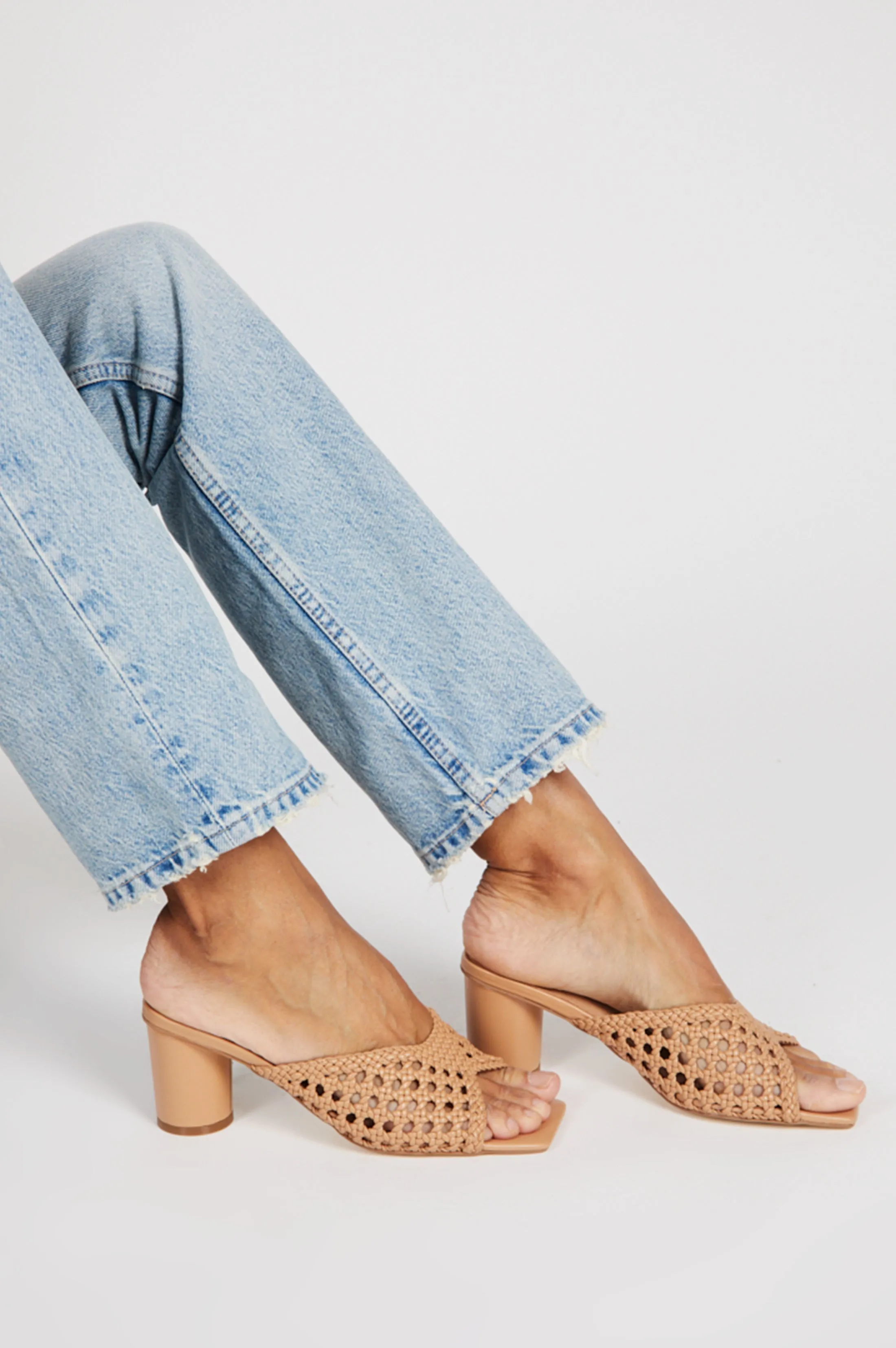 INTENTIONALLY BLANK CASSANDRA HEELED MULE - CLAY sold by Rails