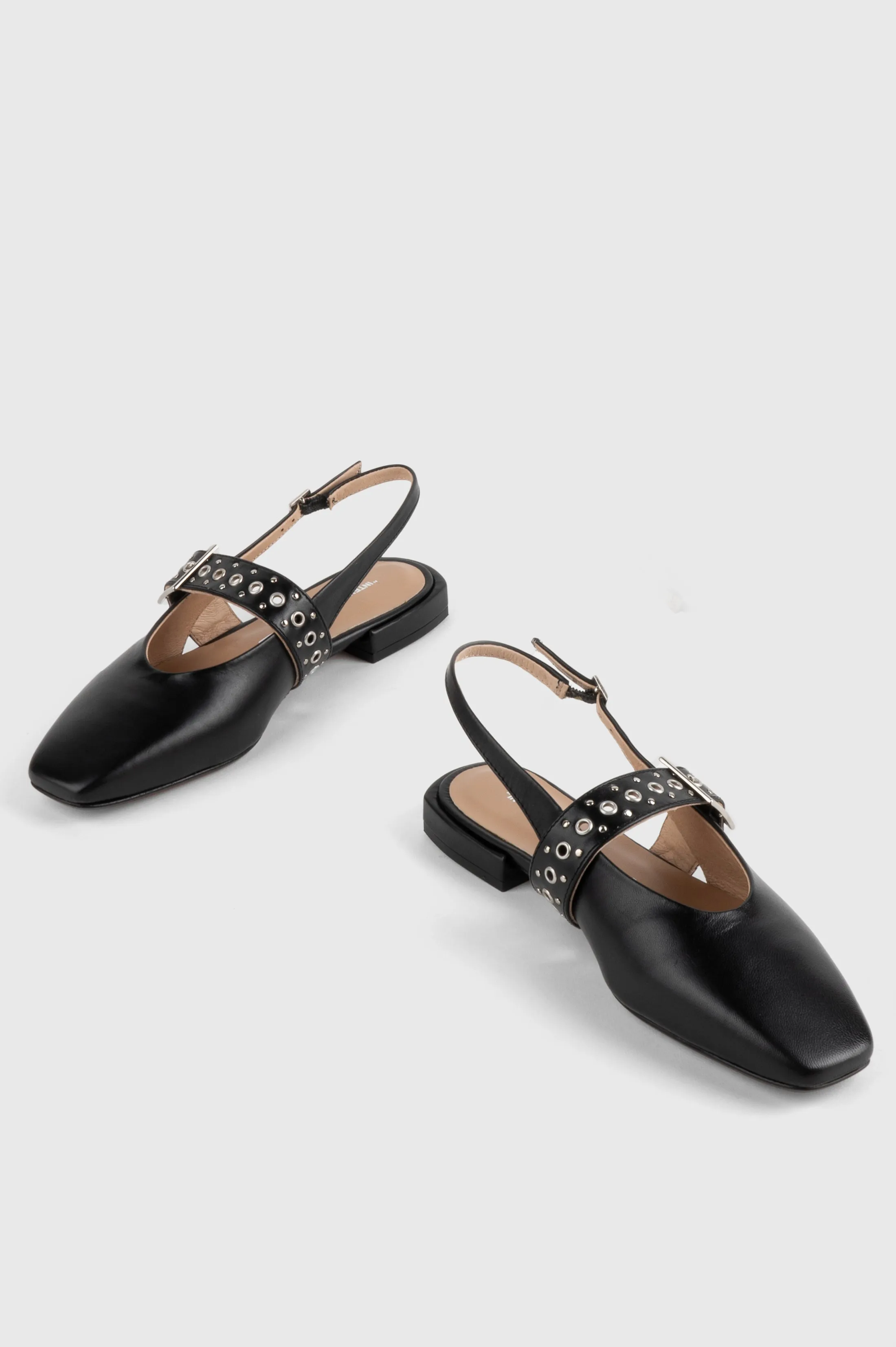 INTENTIONALLY BLANK PEARL BALLET FLAT - BLACK sold by Rails