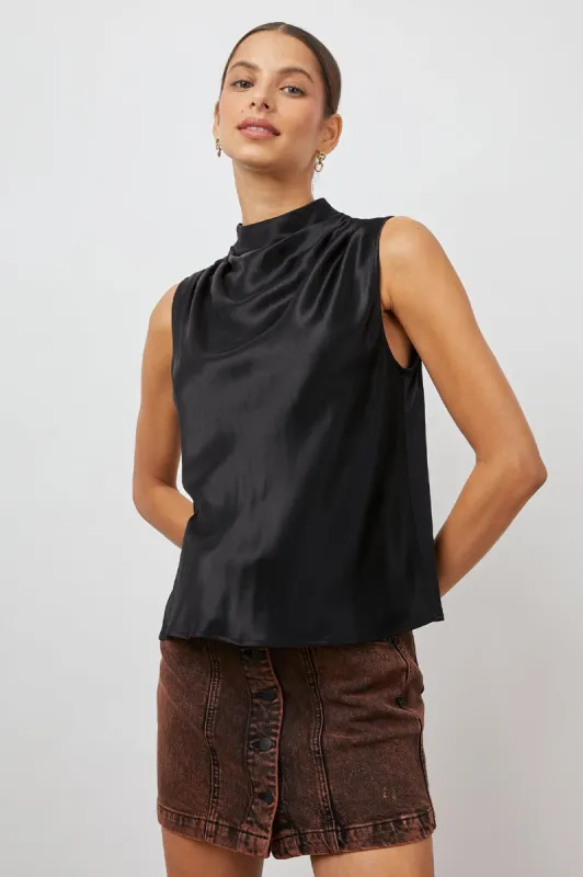 KALEEN TOP - BLACK sold by Rails
