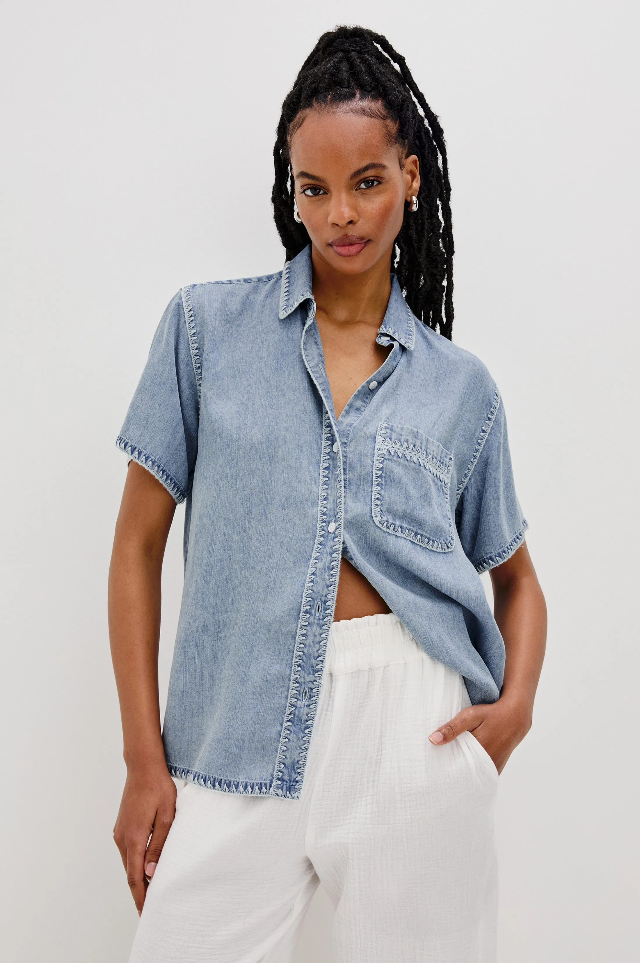 LEA TOP - CLOUD WASH sold by Rails