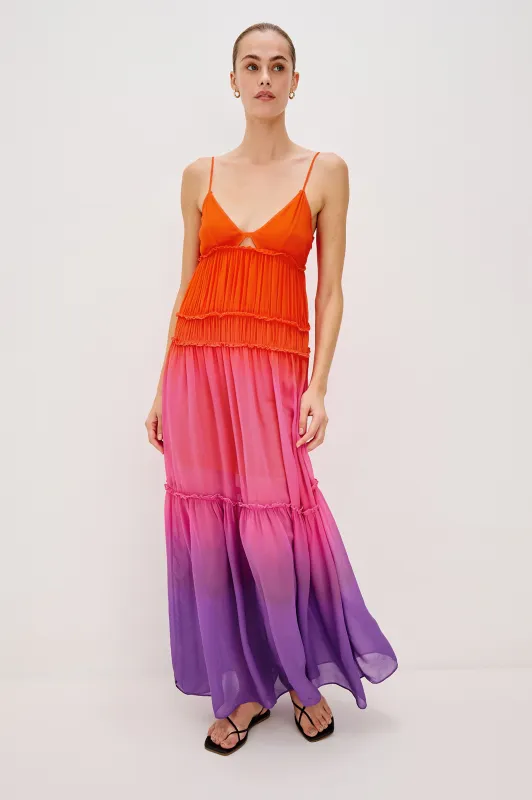 ANTONELLA DRESS - VIOLET DIP DYE sold by Rails