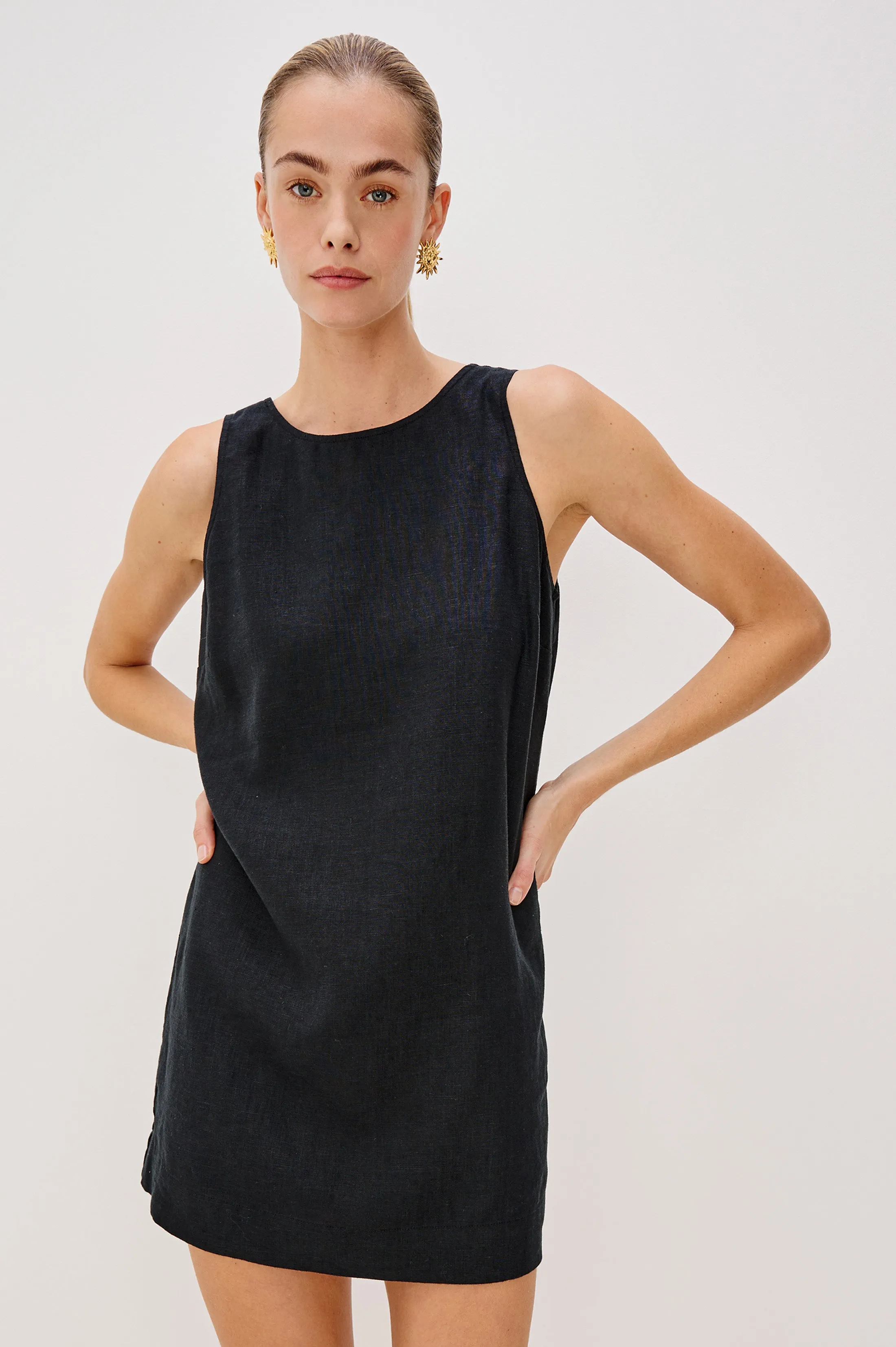 LINDSEY DRESS - BLACK sold by Rails