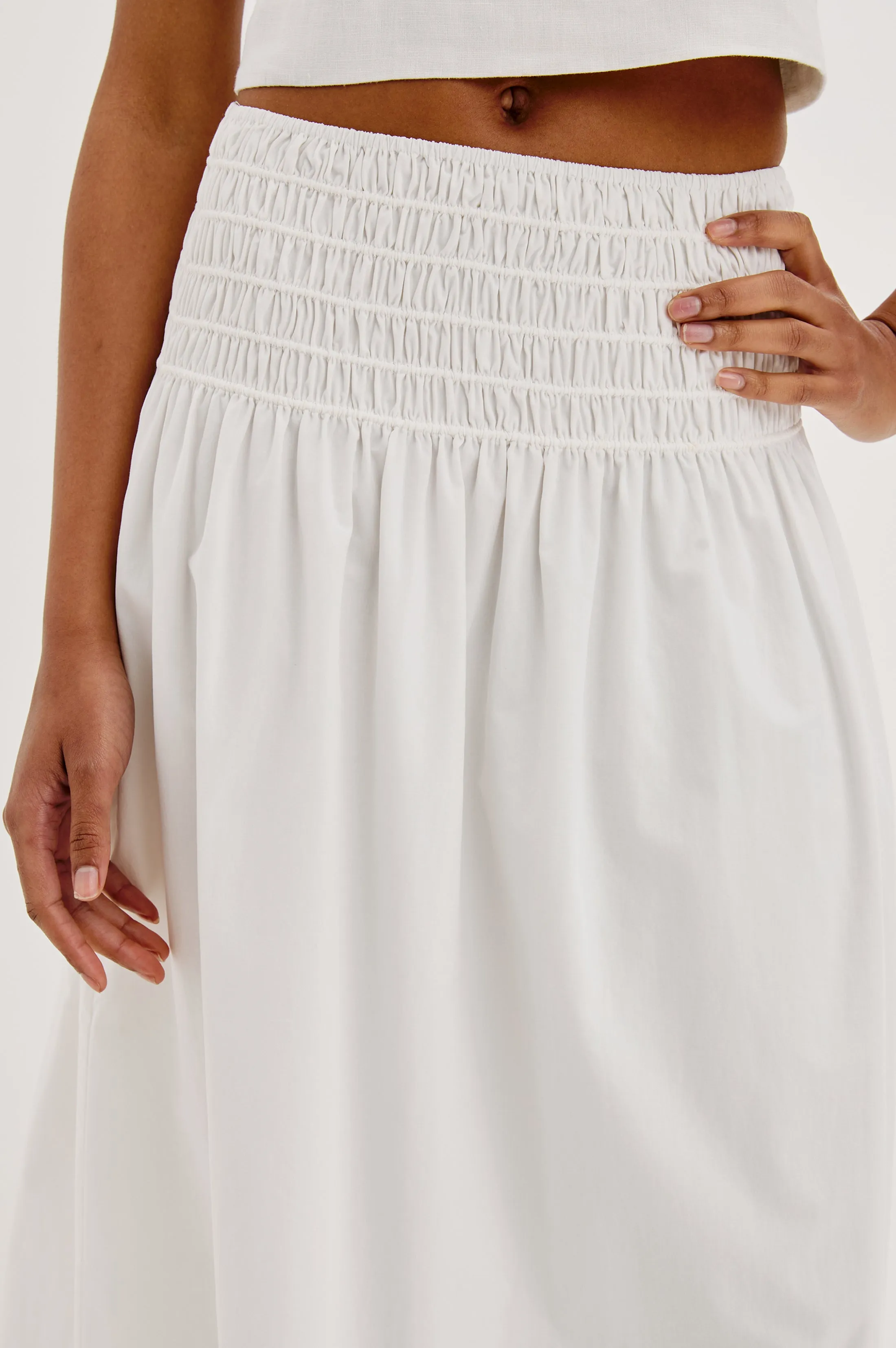 ALESSA SKIRT - WHITE sold by Rails product image thumbnail 2