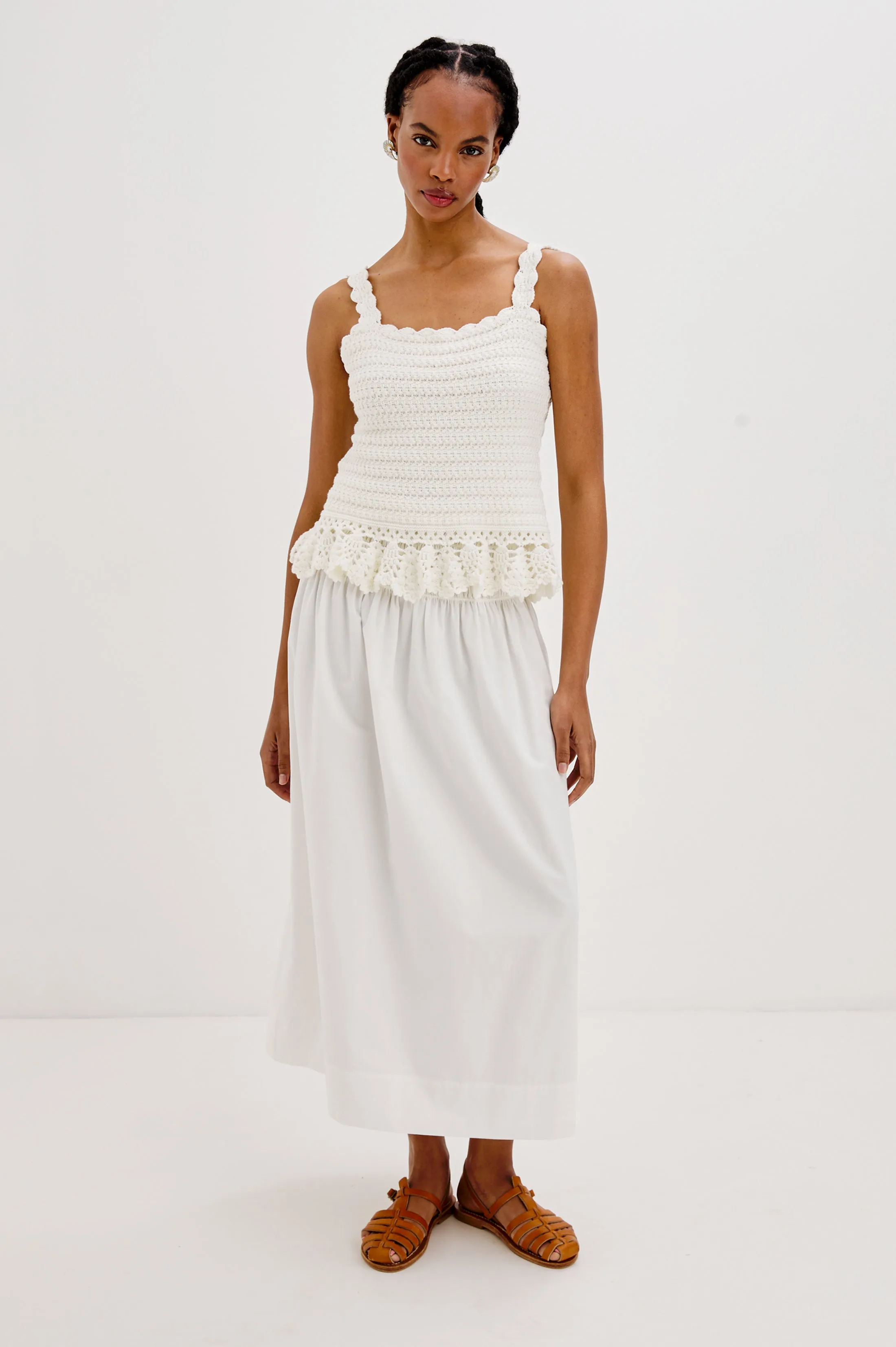 ALESSA SKIRT - WHITE sold by Rails product image thumbnail 4