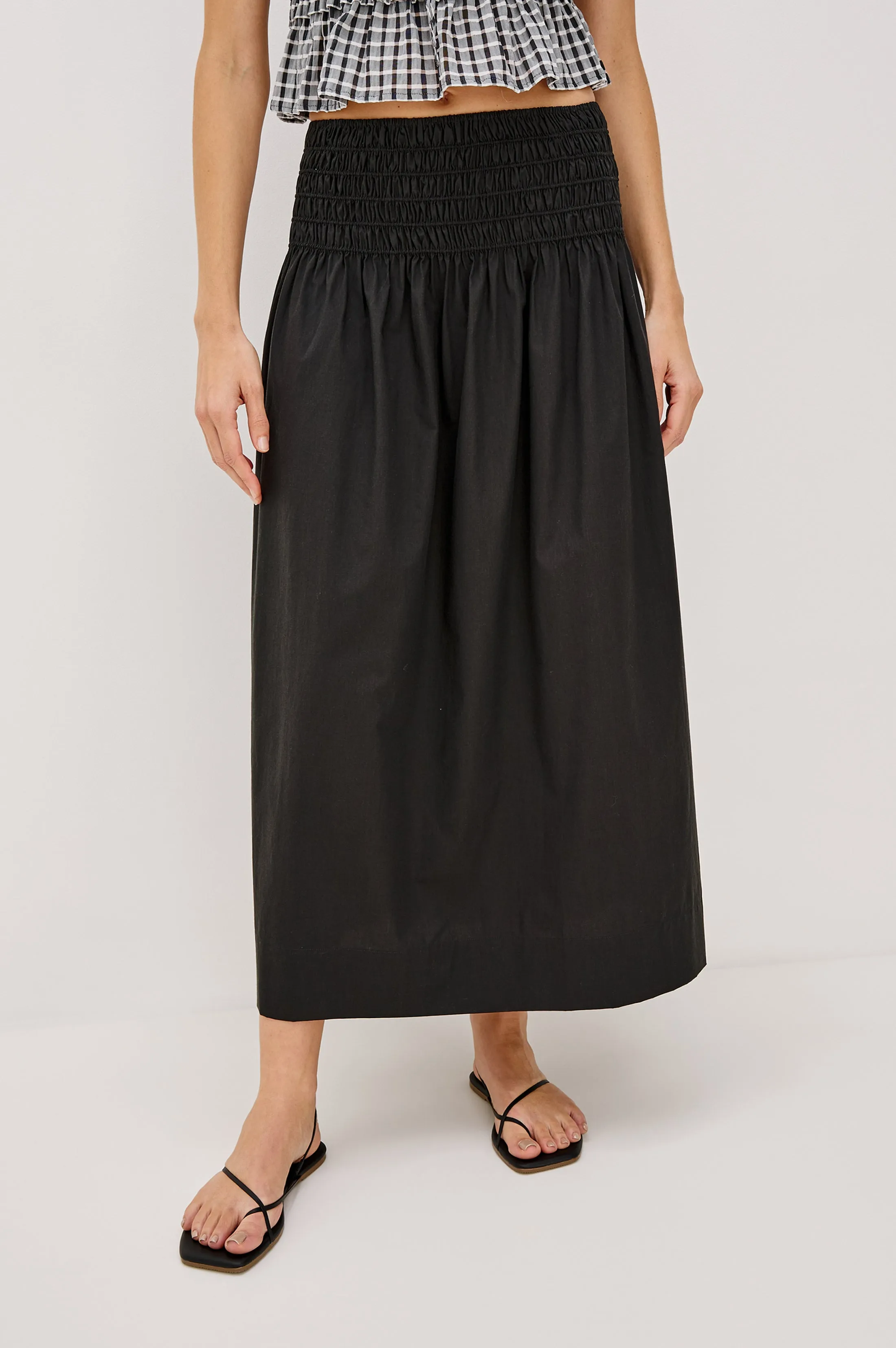 ALESSA SKIRT - BLACK sold by Rails