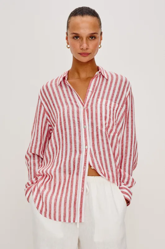 RAILS X GIADZY GIADA SHIRT  - RAVELLO STRIPE sold by Rails