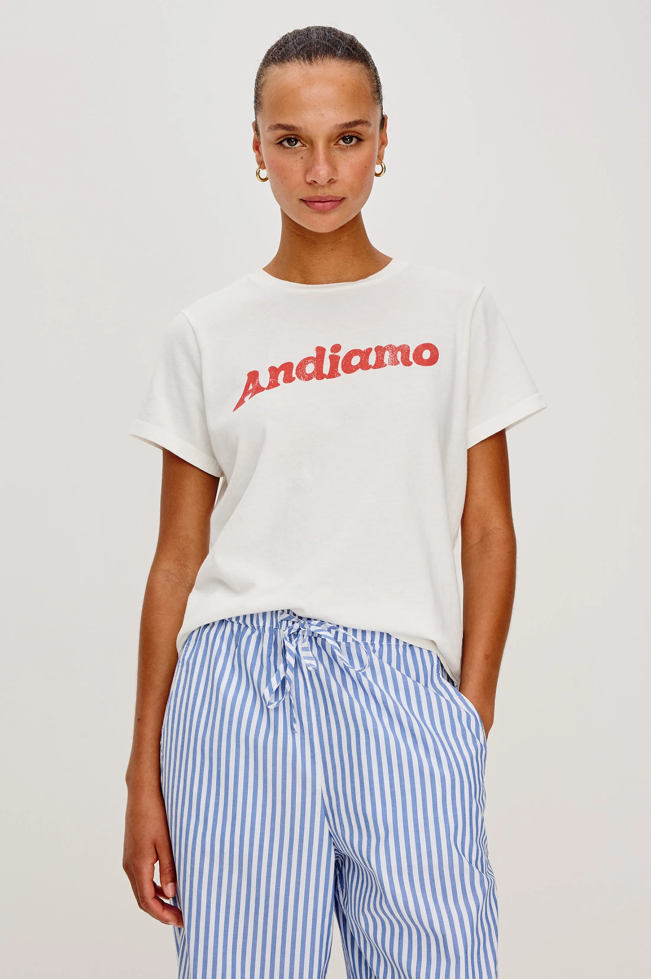 GIADZY X RAILS CLASSIC CREW NECK T-SHIRT - ANDIAMO sold by Rails