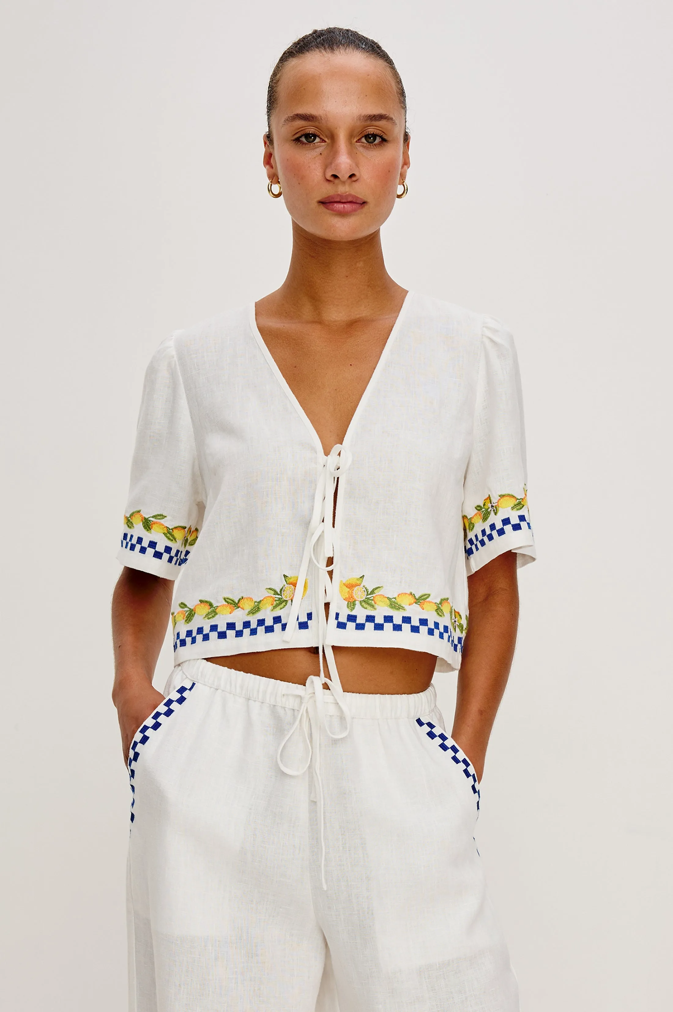 GIADZY X RAILS PARI TOP - SORRENTO EMBROIDERY sold by Rails product image thumbnail 4