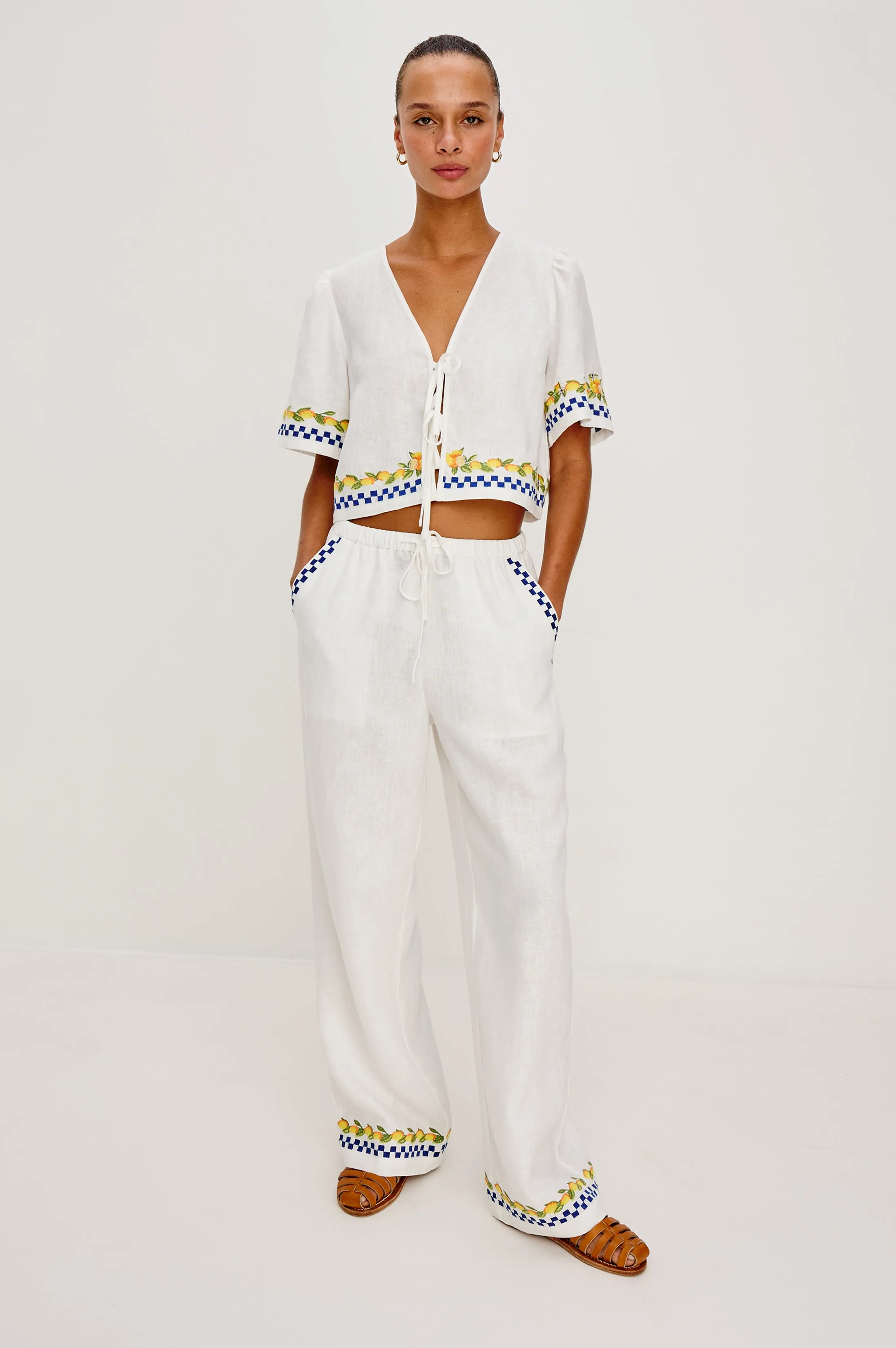 GIADZY X RAILS PARI TOP - SORRENTO EMBROIDERY sold by Rails product image thumbnail 3