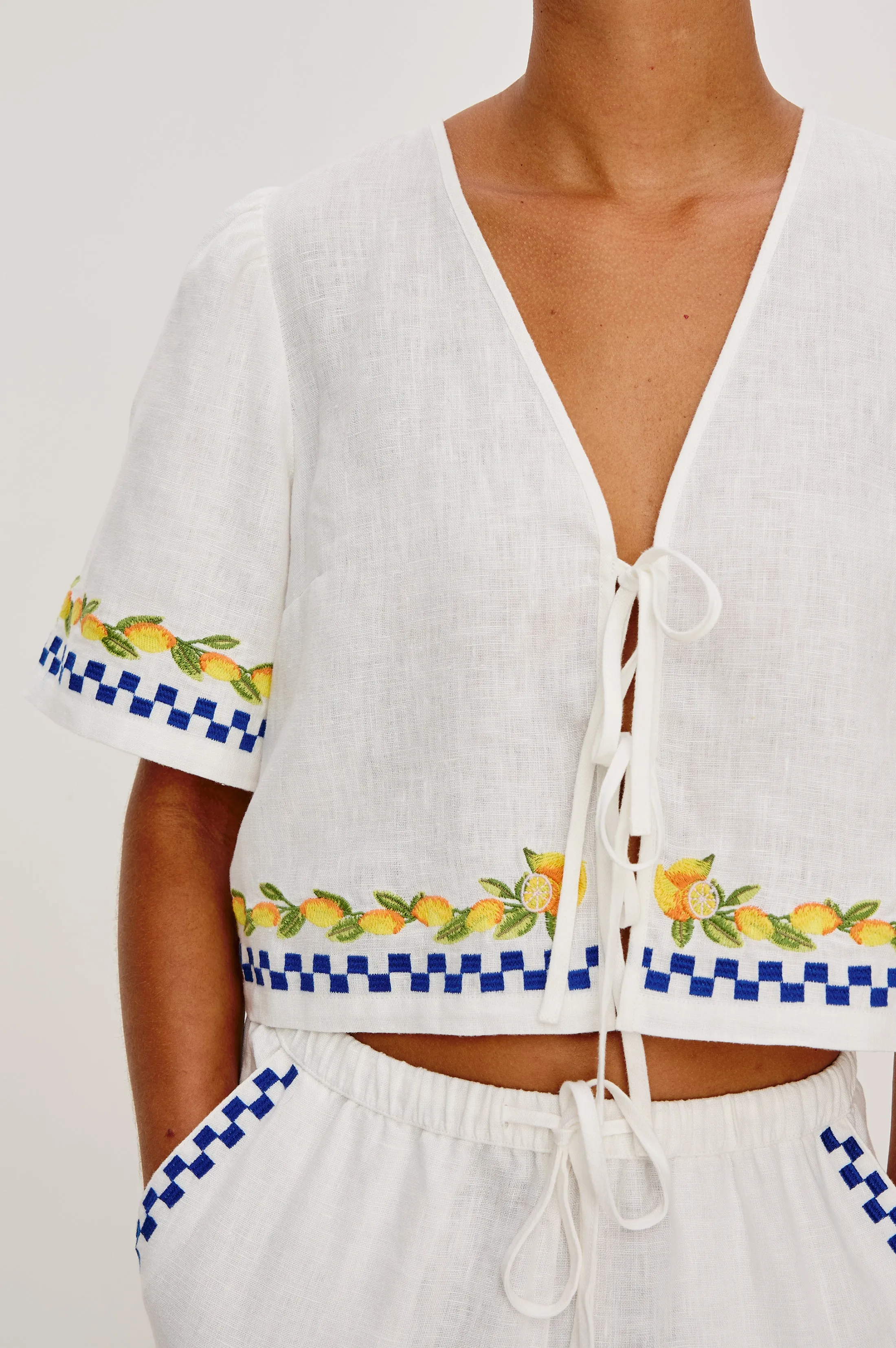 GIADZY X RAILS PARI TOP - SORRENTO EMBROIDERY sold by Rails product image thumbnail 2