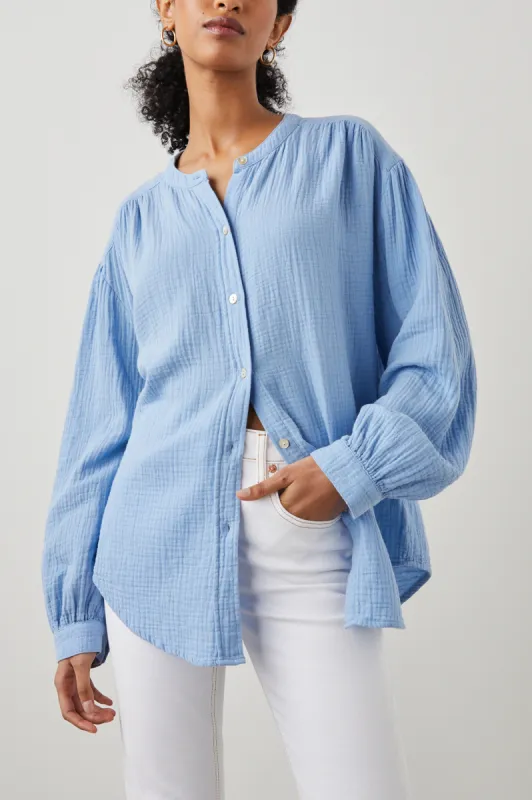 CHARLET TOP - VISTA BLUE sold by Rails