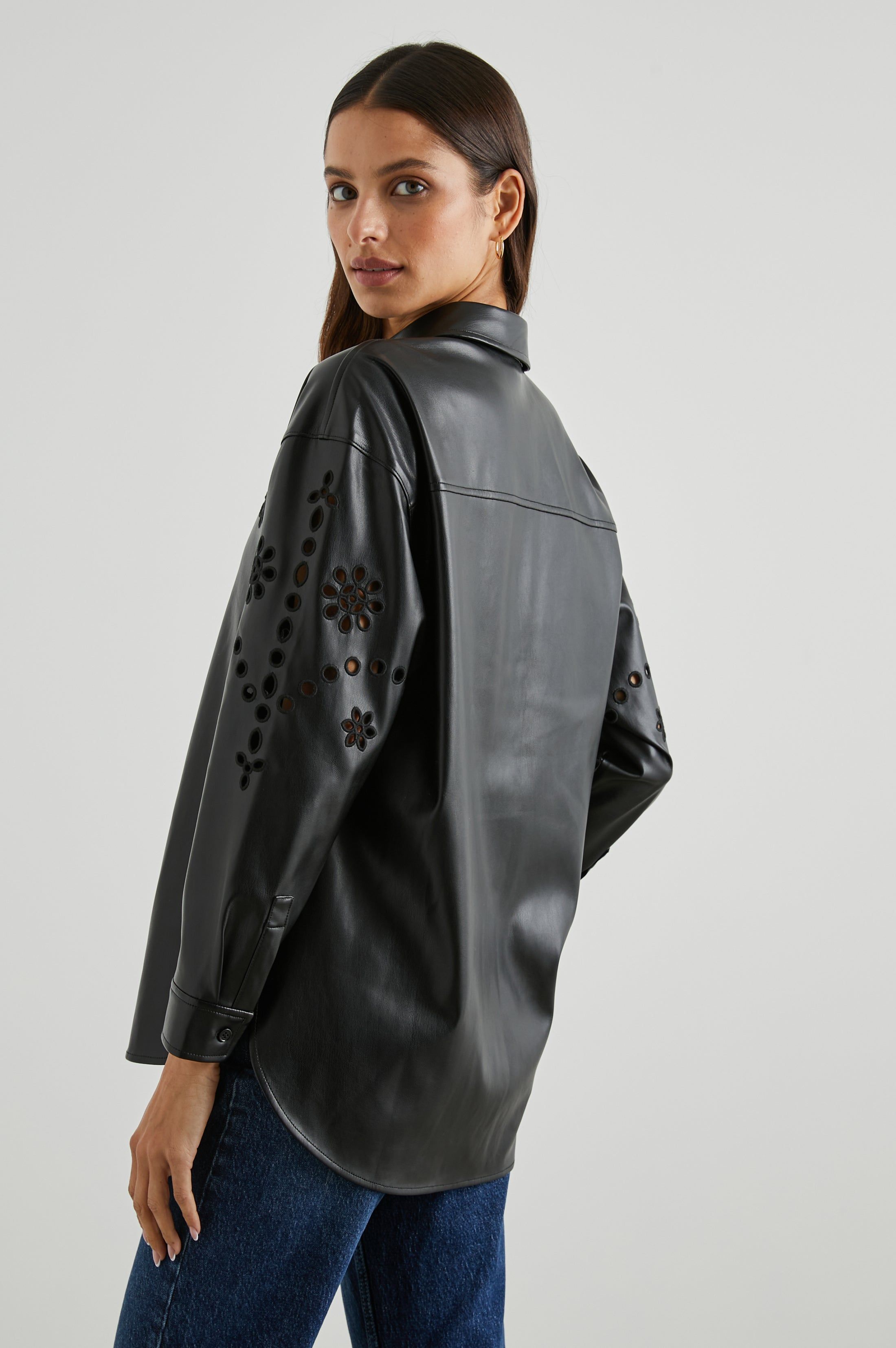 TAMSYN SHIRT - BLACK sold by Rails product image thumbnail 4