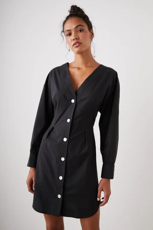 JACLYN DRESS - BLACK sold by Rails