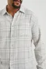 WYATT SHIRT - TAPIR AGAVE MELANGE sold by Rails