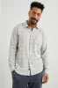WYATT SHIRT - TAPIR AGAVE MELANGE sold by Rails