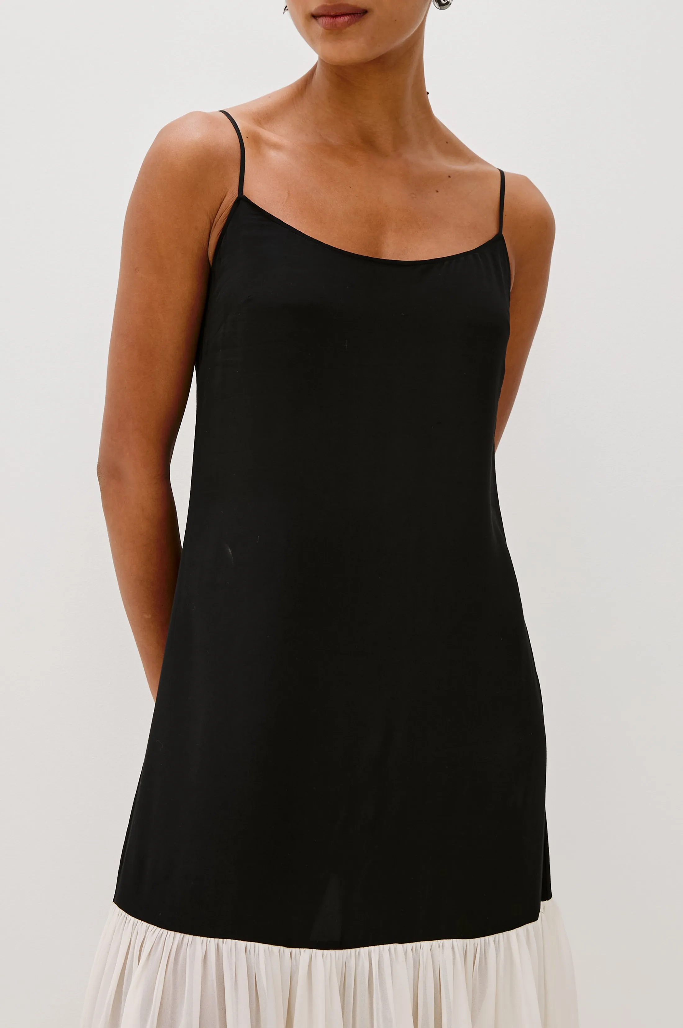 CHANDRA DRESS - BLACK IVORY sold by Rails product image thumbnail 2