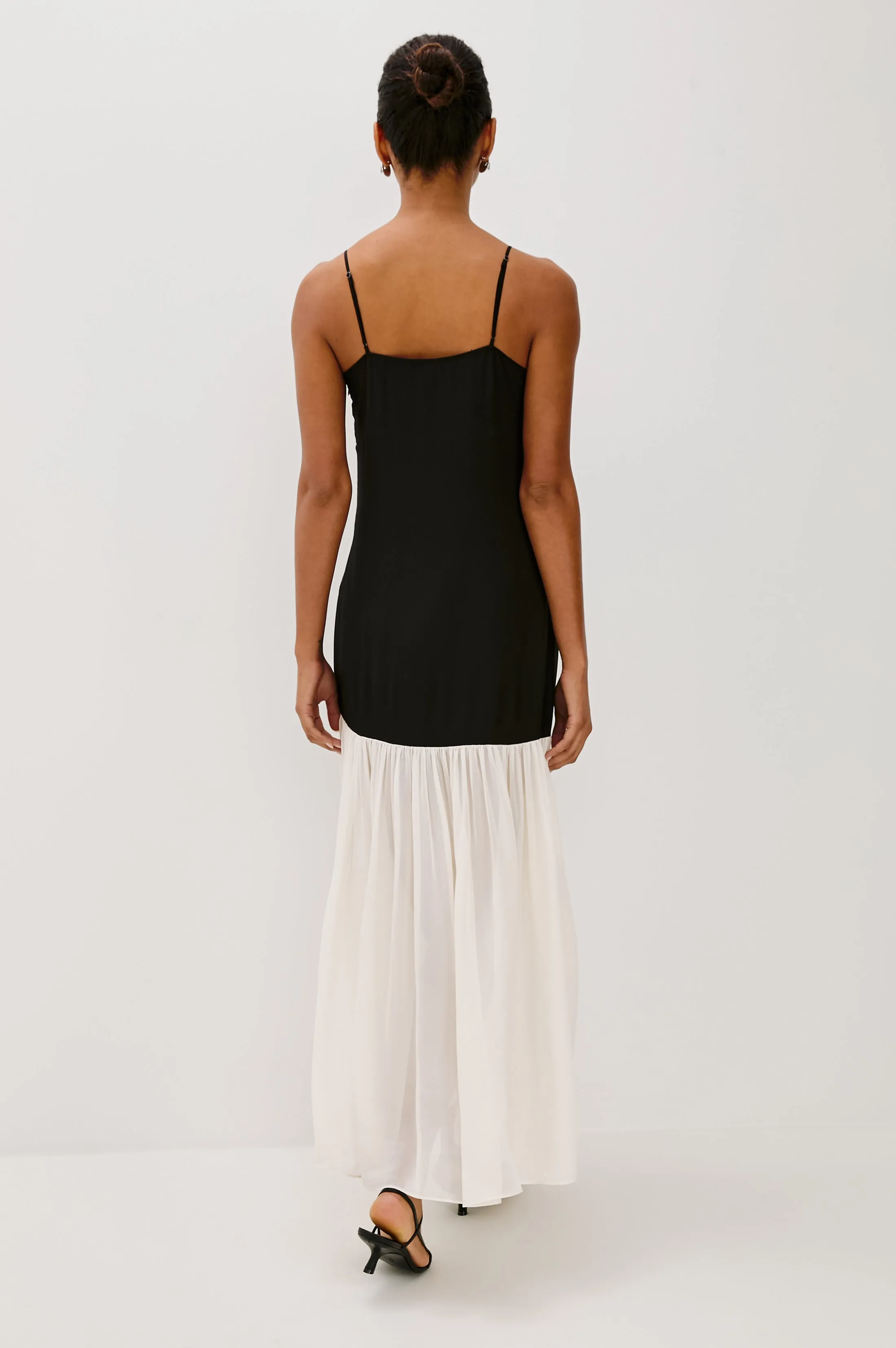 CHANDRA DRESS - BLACK IVORY sold by Rails product image thumbnail 5