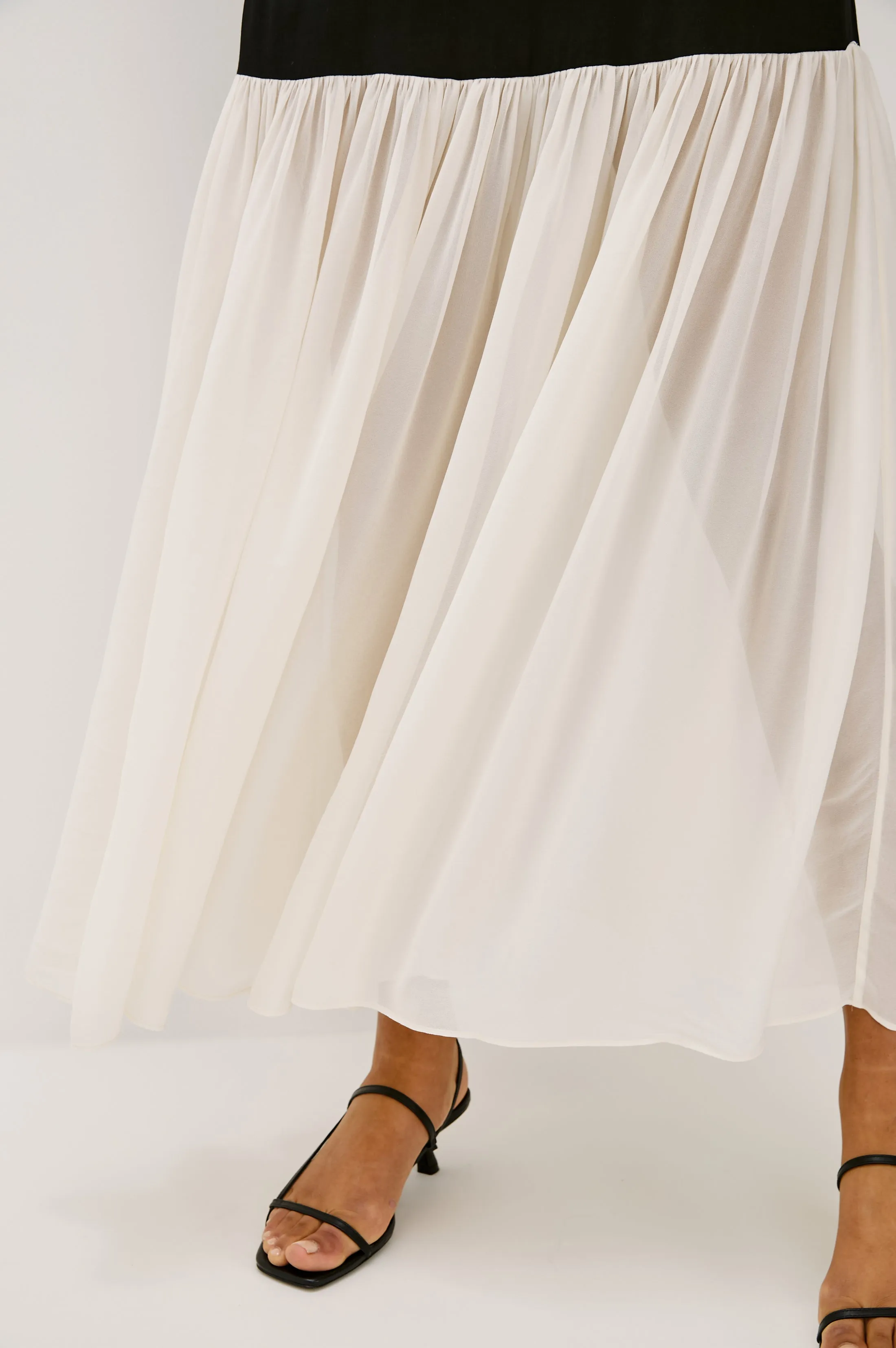 CHANDRA DRESS - BLACK IVORY sold by Rails product image thumbnail 3