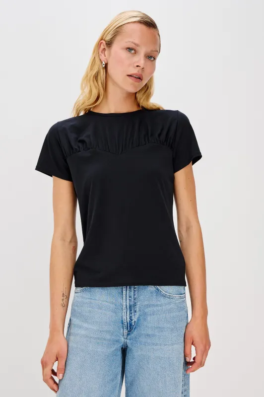 JANIS TOP - BLACK sold by Rails