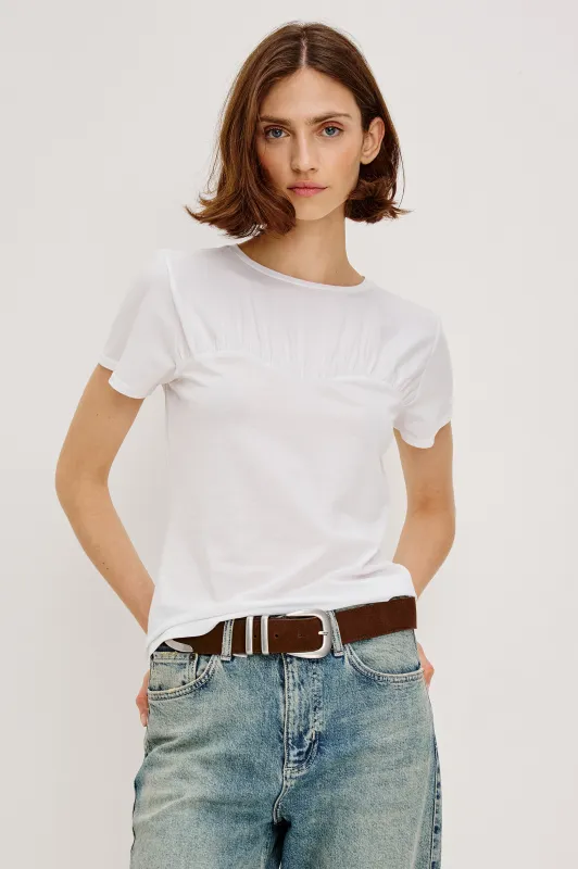 JANIS TOP - WHITE sold by Rails
