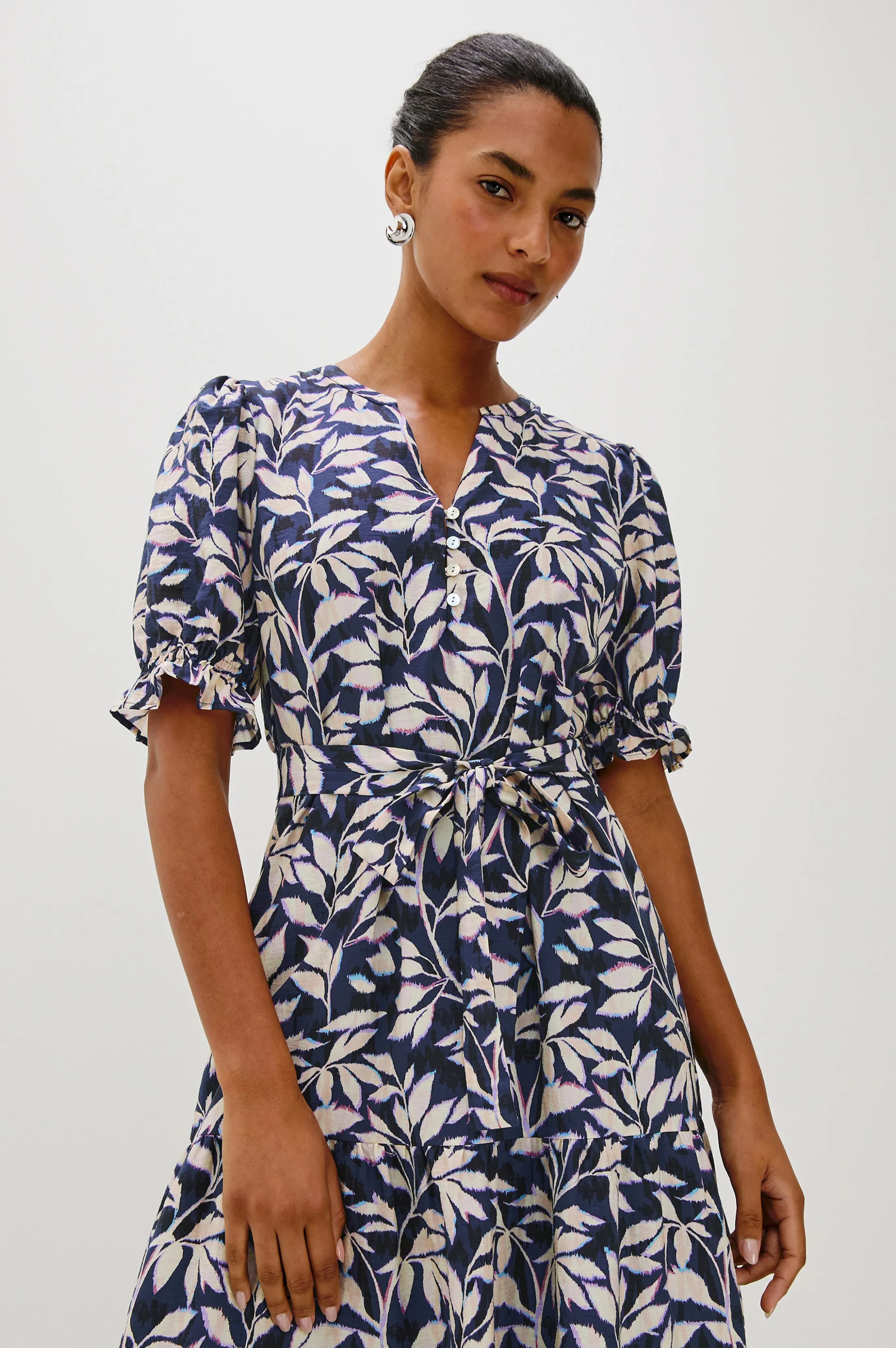 ELIANA DRESS - NAVY VINES sold by Rails product image thumbnail 3
