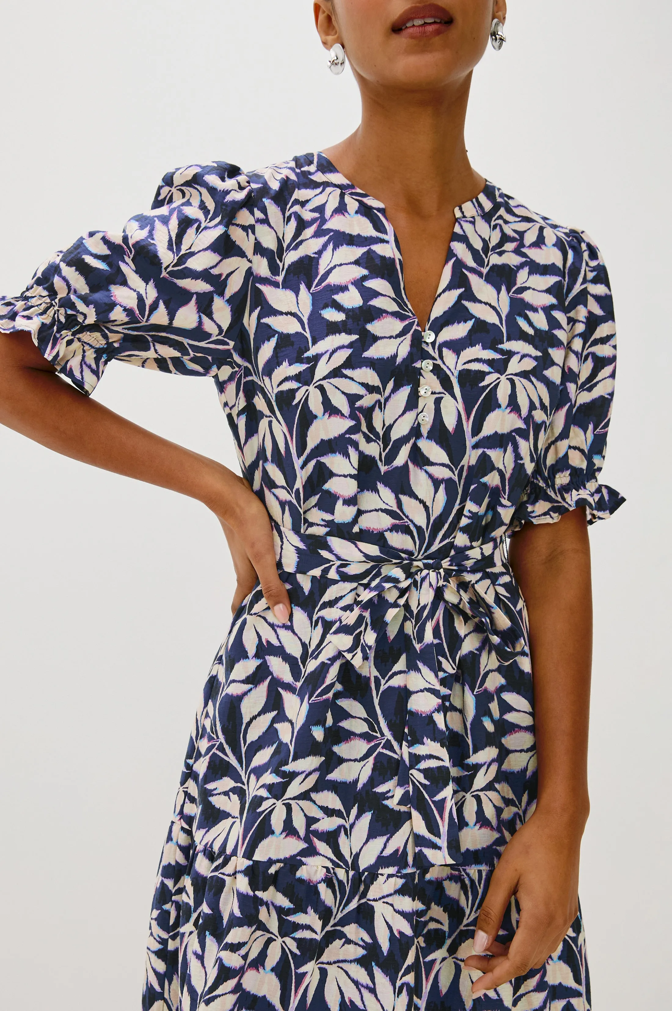ELIANA DRESS - NAVY VINES sold by Rails product image thumbnail 2