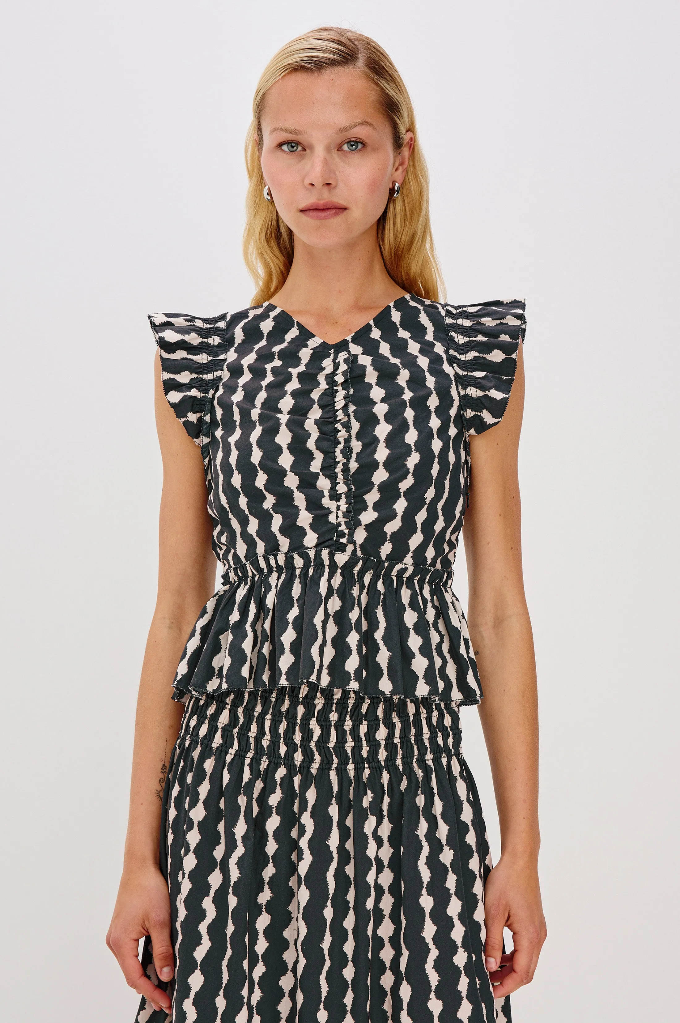 CALI TOP - PAINTED NOIR sold by Rails product image thumbnail 4